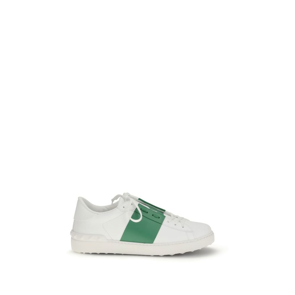 Valentino Garavani wit kalfsleren lage sneakers