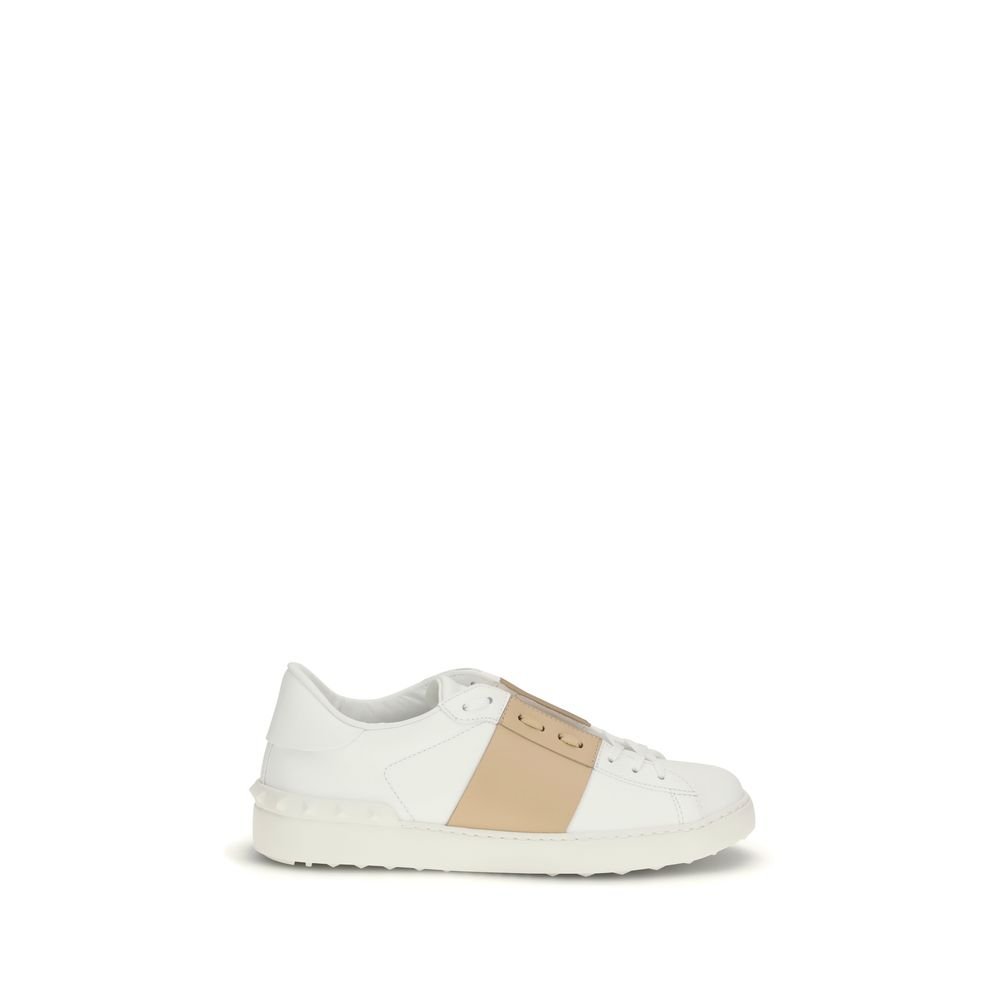 Valentino Garavani wit kalfsleren lage sneakers