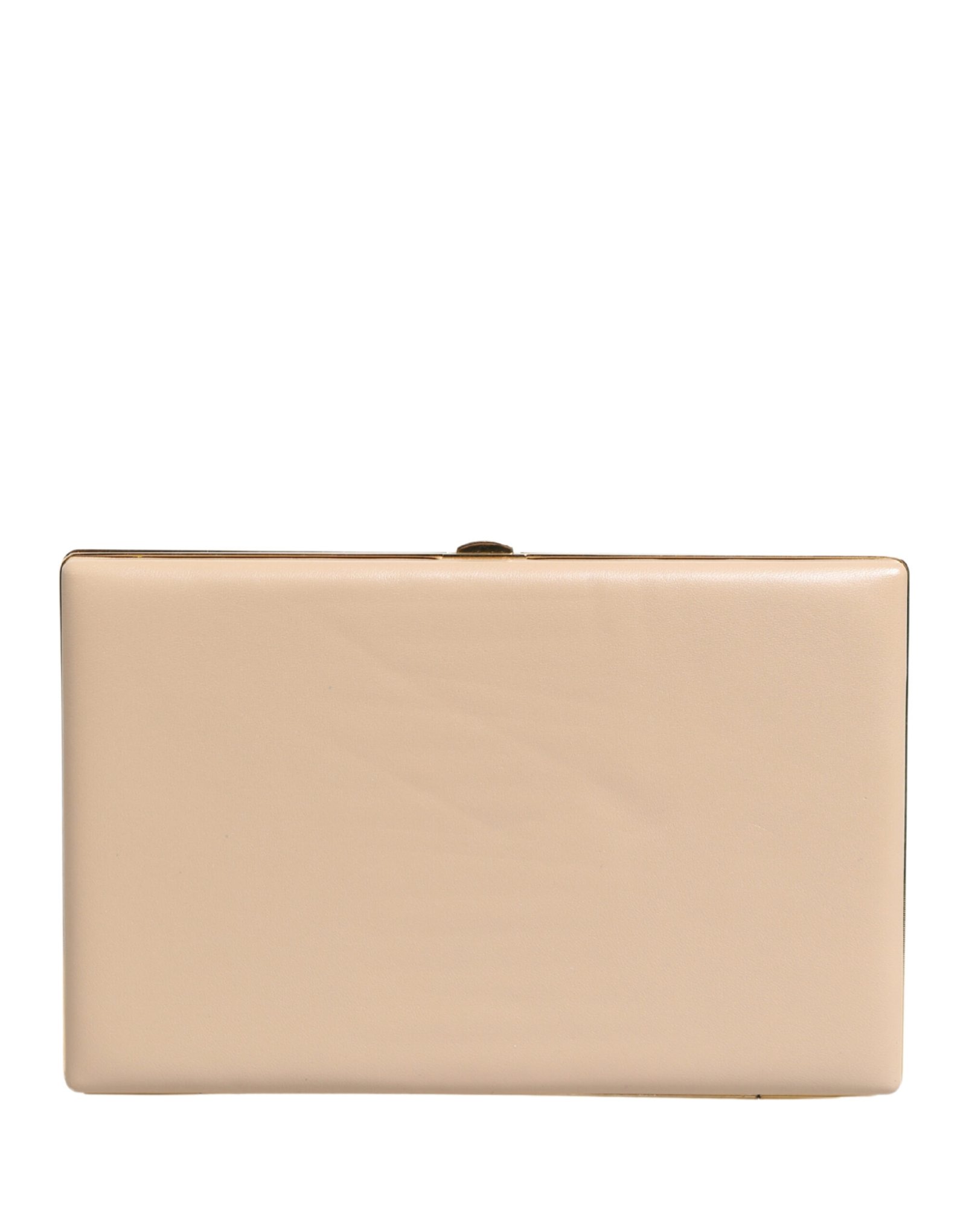 Dolce & Gabbana Beige Lambskin leren Clutch Evening dames Purse Bag