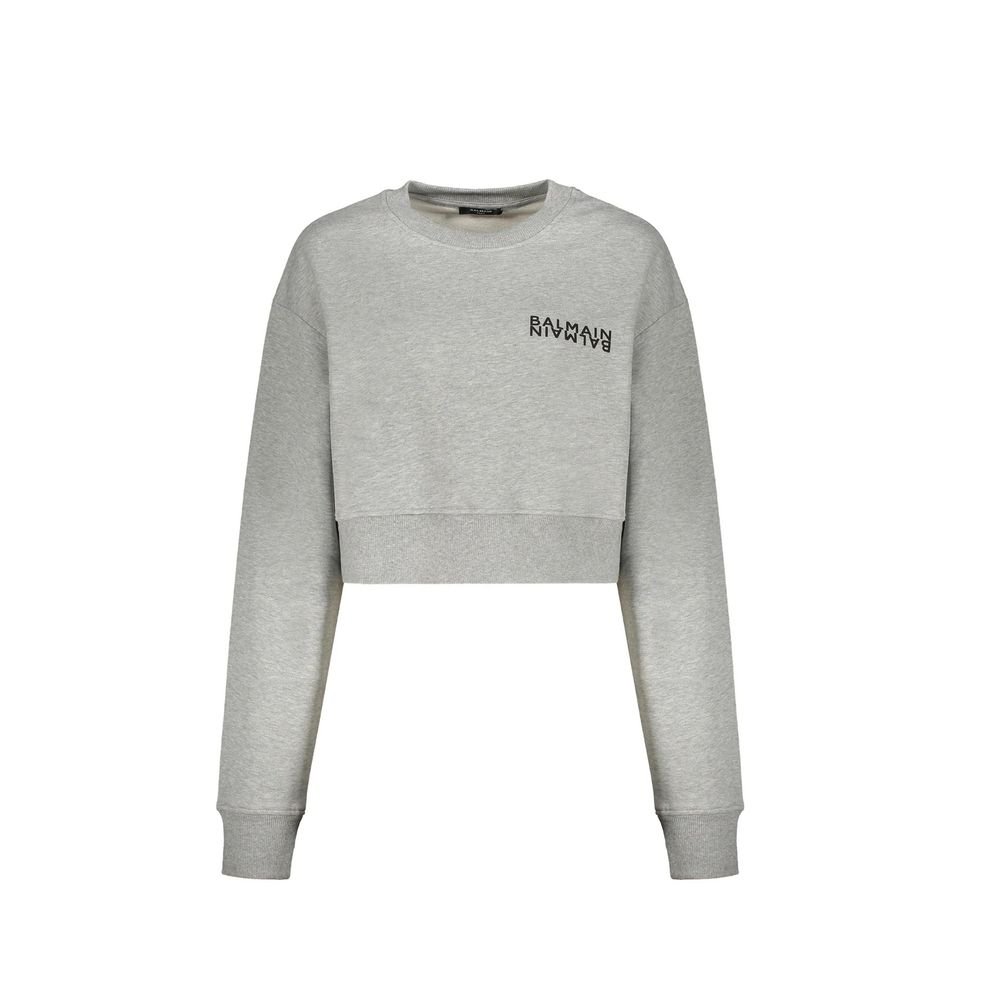 grijs katoenen sweatshirt