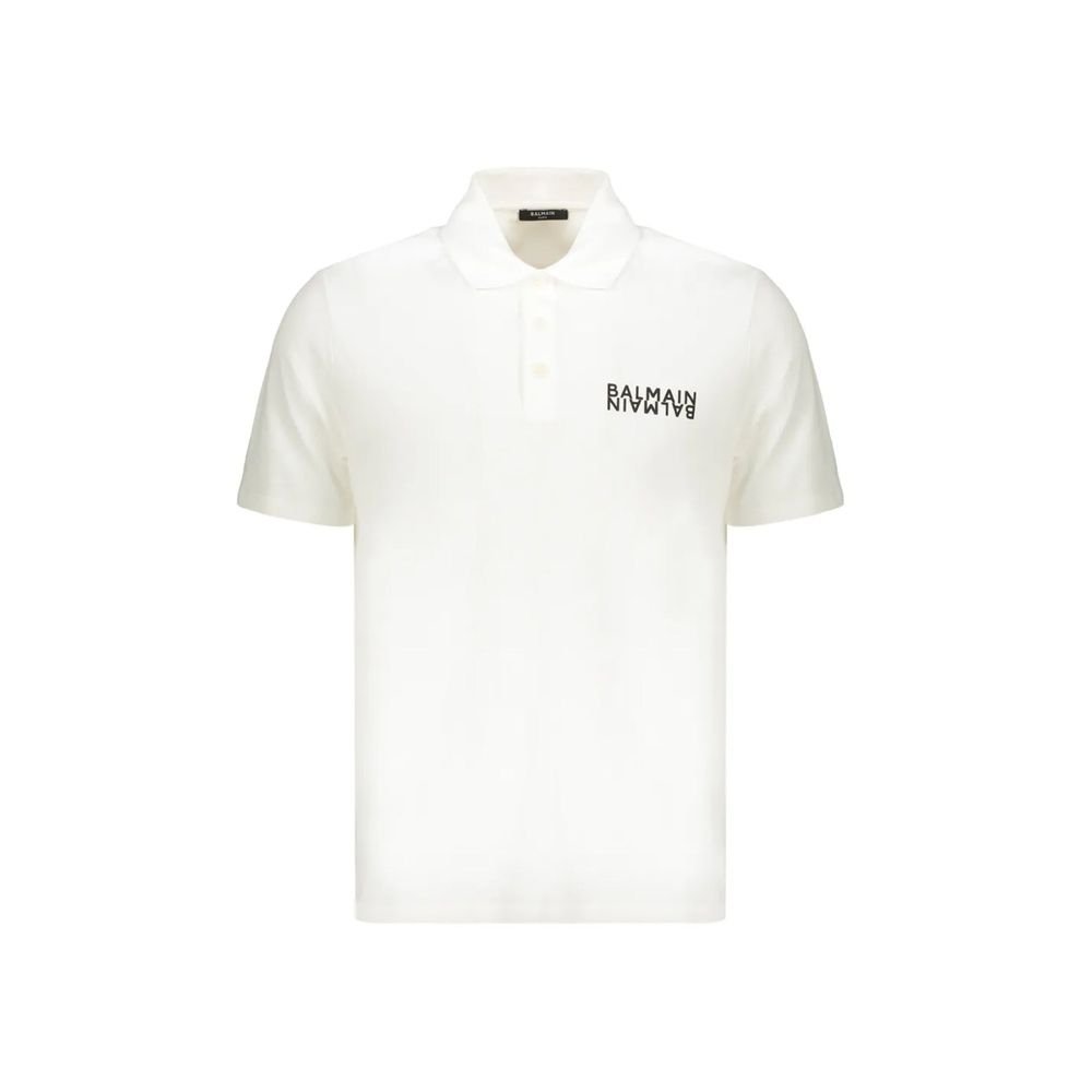 Balmain wit katoenen poloshirt