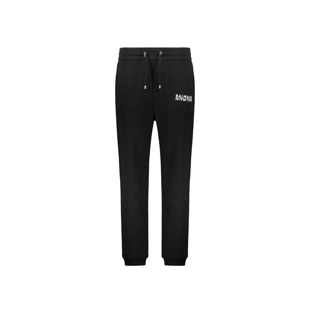 zwart katoenen joggingbroek