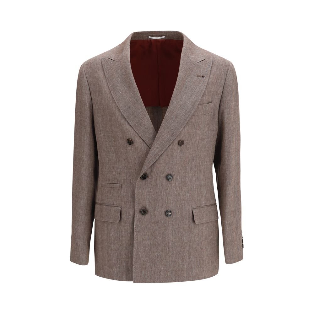 bruin linnen Blazer