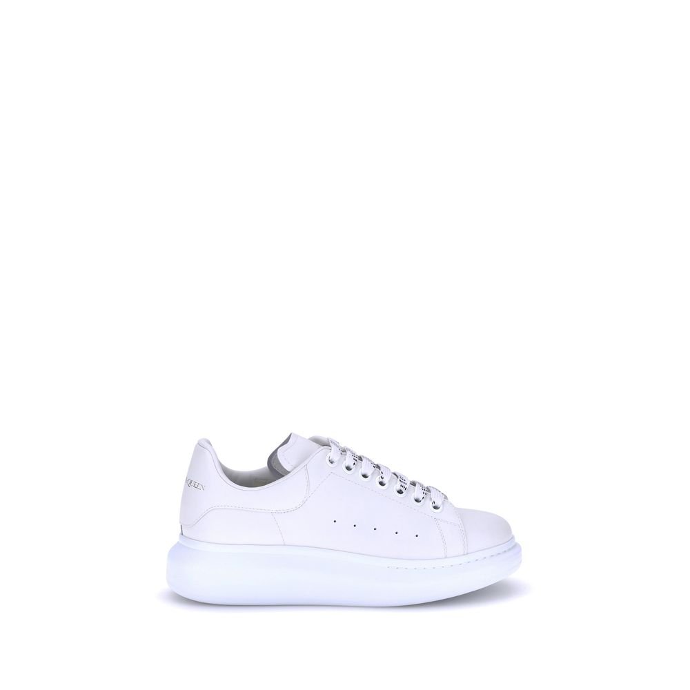 Alexander McQueen wit kalfsleren platformsneakers