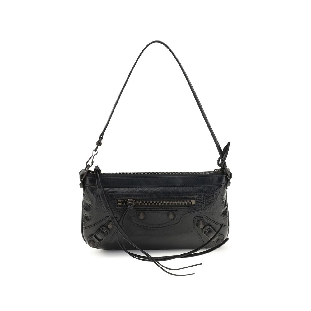 Balenciaga zwart Lamb Ovis Aries schoudertas