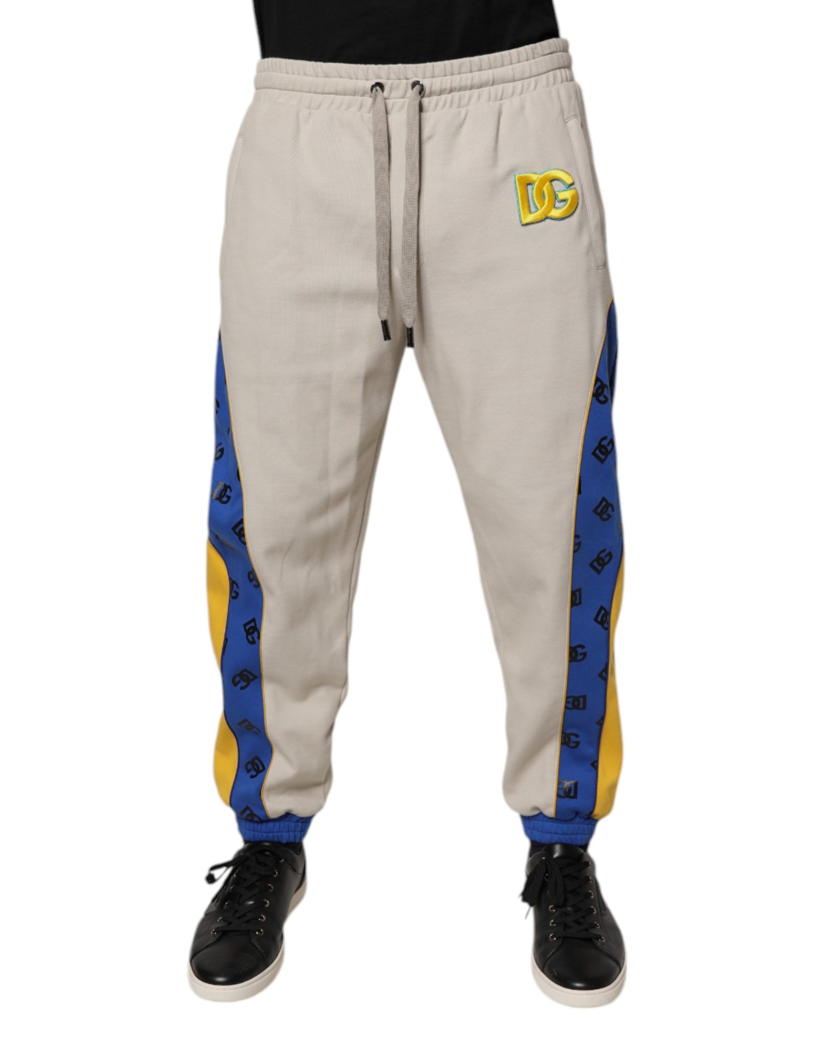 Dolce & Gabbana meerkleurig katoenen DG Jogger Sweatpants broek