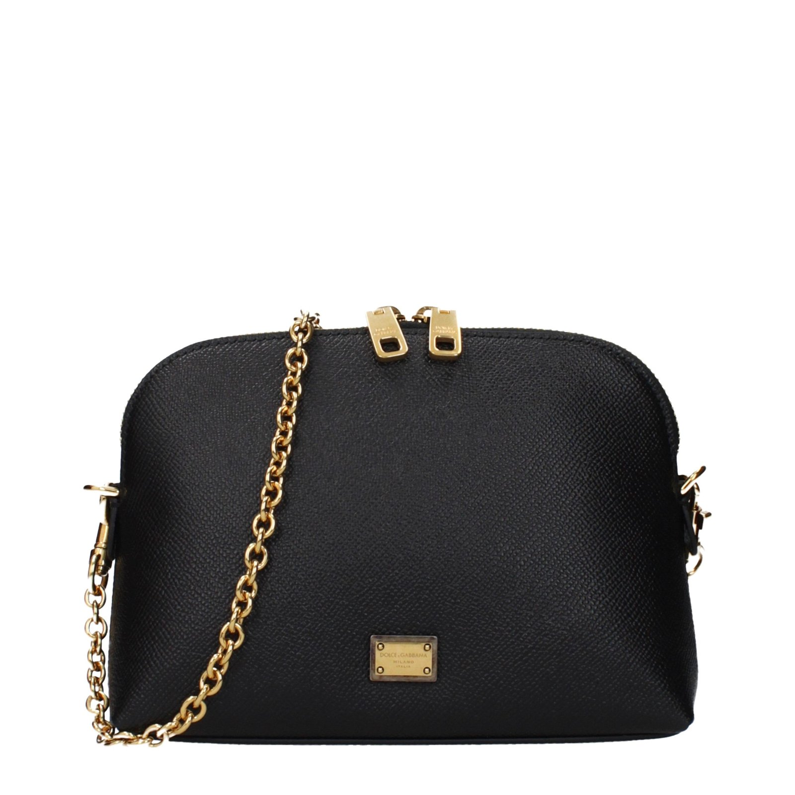Dolce & Gabbana zwart leren schoudertas