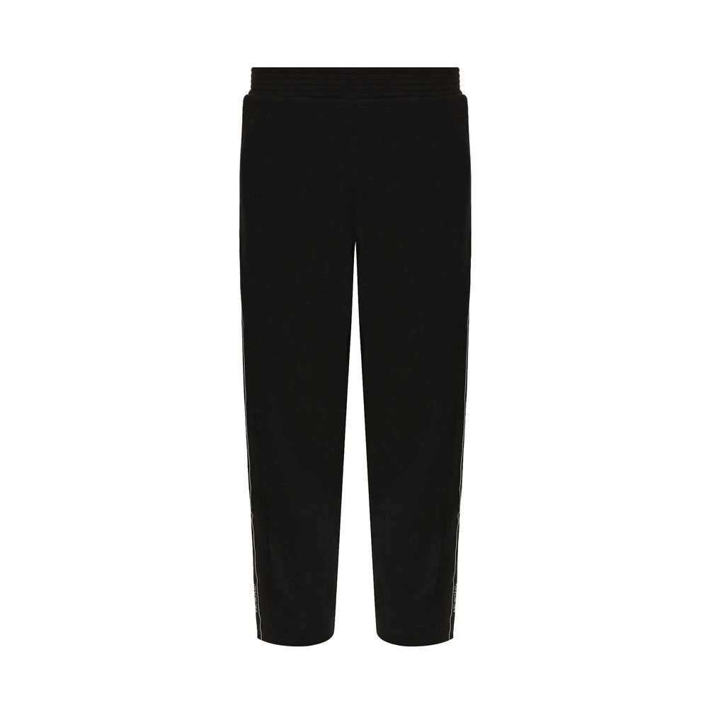 zwart katoenen joggingbroek