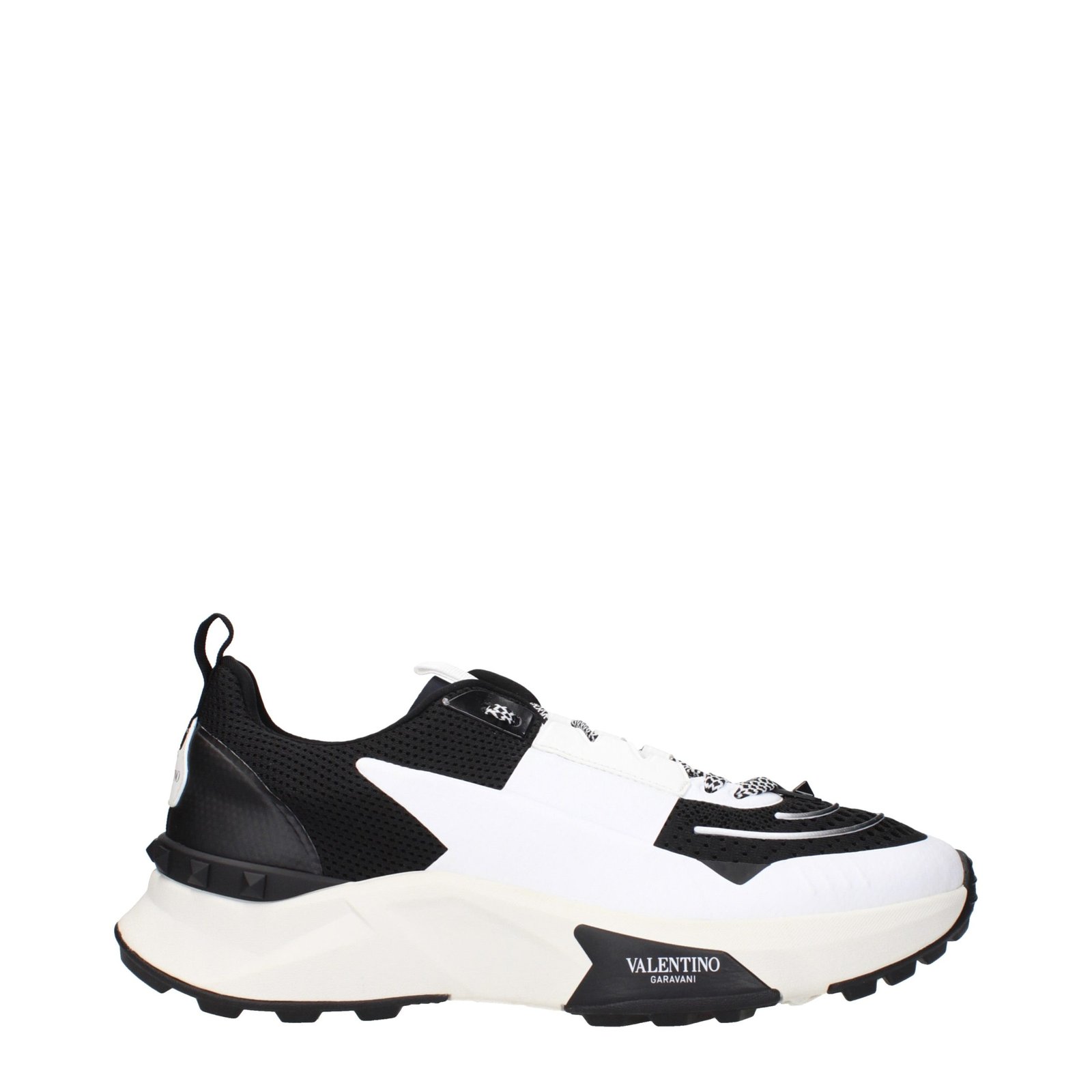 Valentino Garavani zwart Fabric sportsneakers