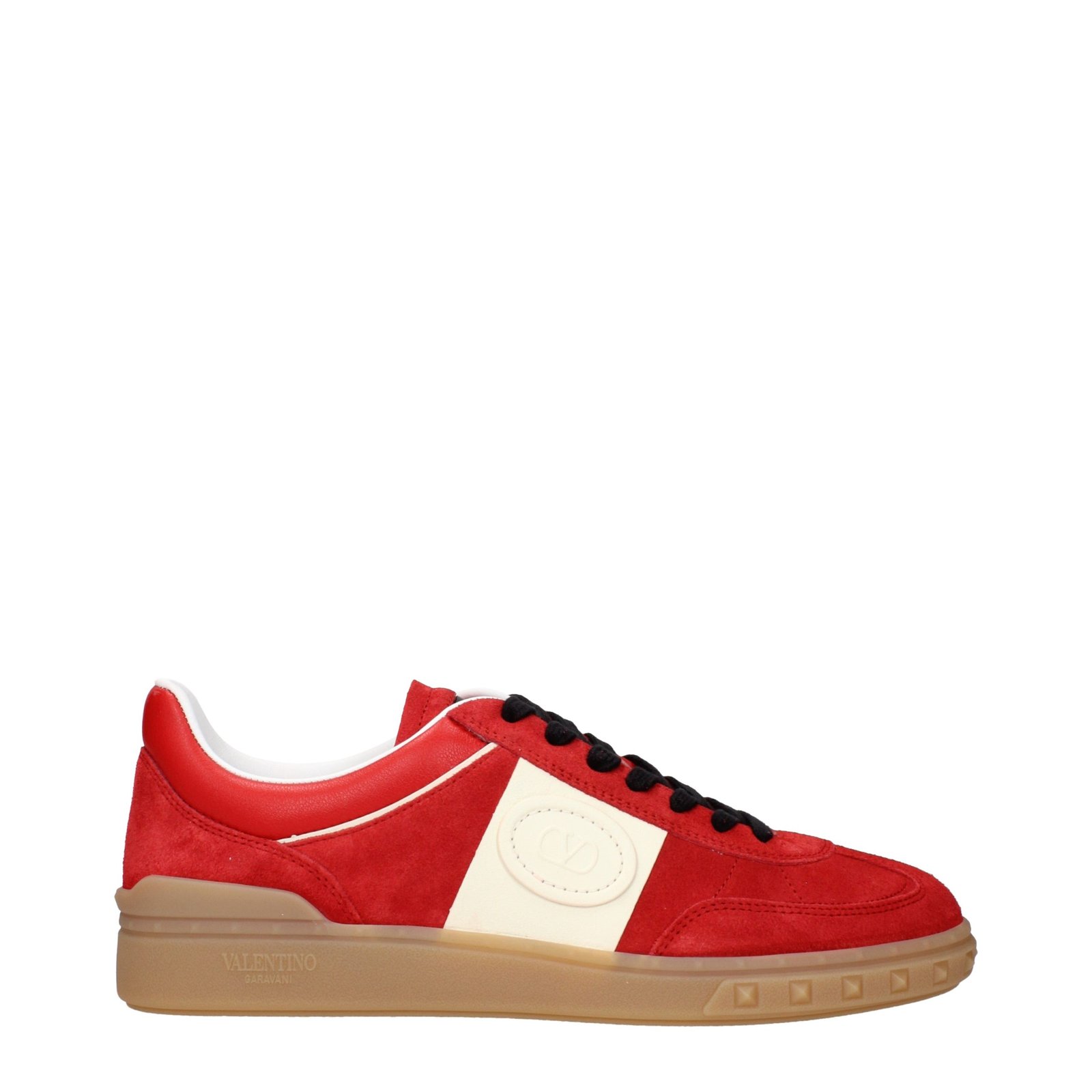 Valentino Garavani rood leren lage sneakers