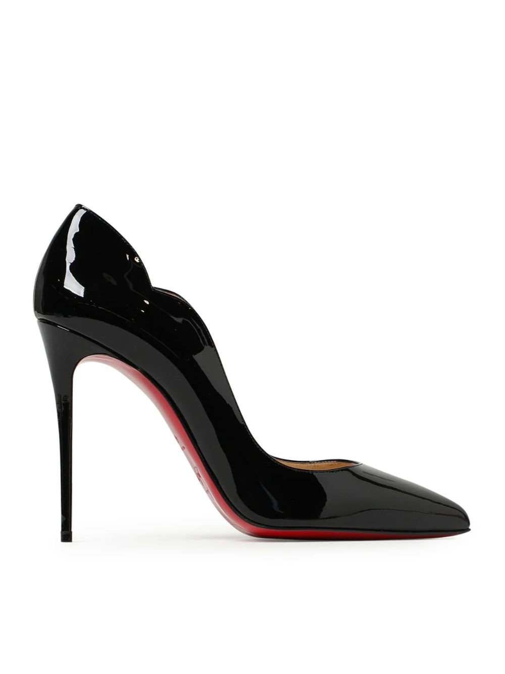 Christian Louboutin zwart Patent leren Hot Chick pumps 100