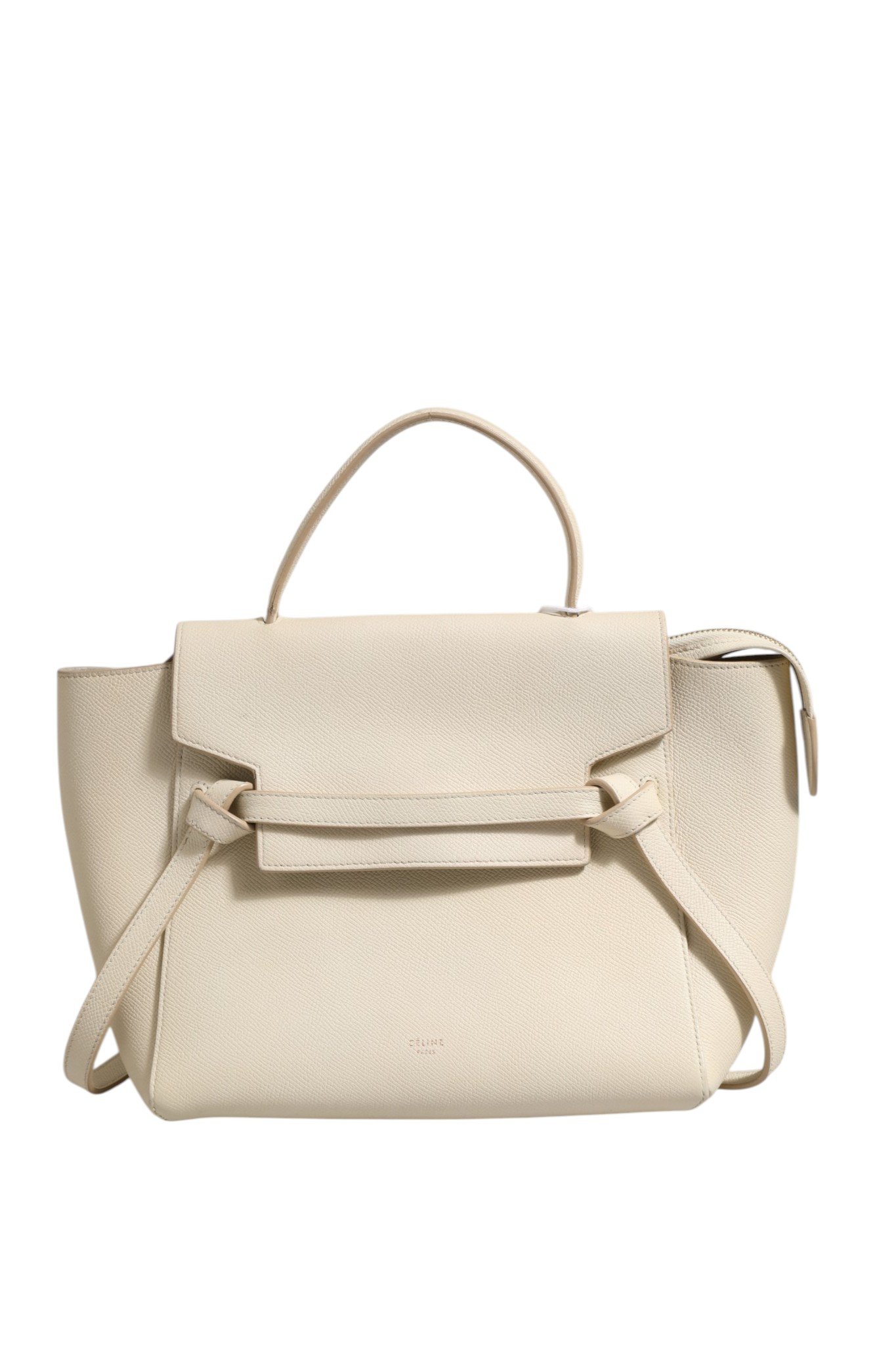 Celine Nano Belt Bag Grained kalfsleren Chalk