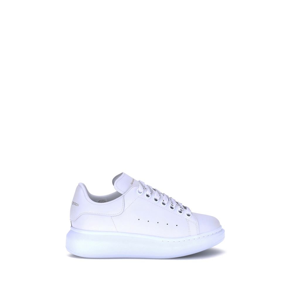 Alexander McQueen wit kalfsleren platformsneakers