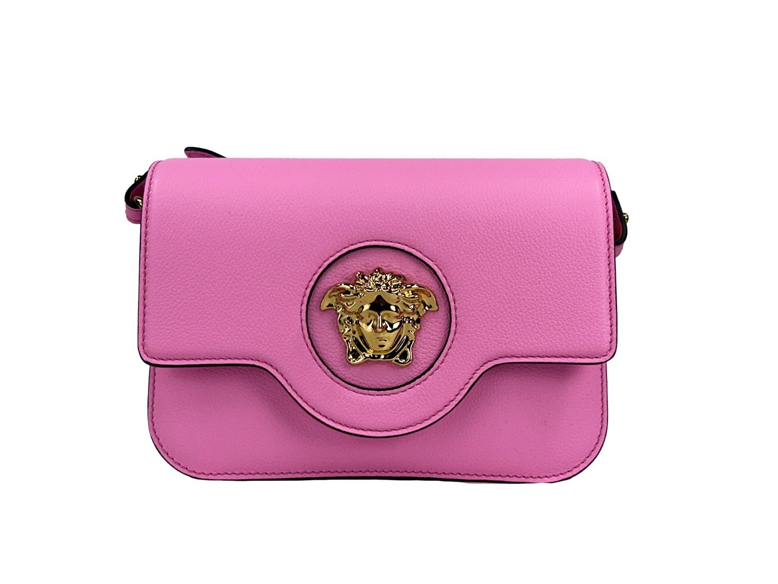 Versace La Medusa roze leren Shoulder Crossbody Bag Purse