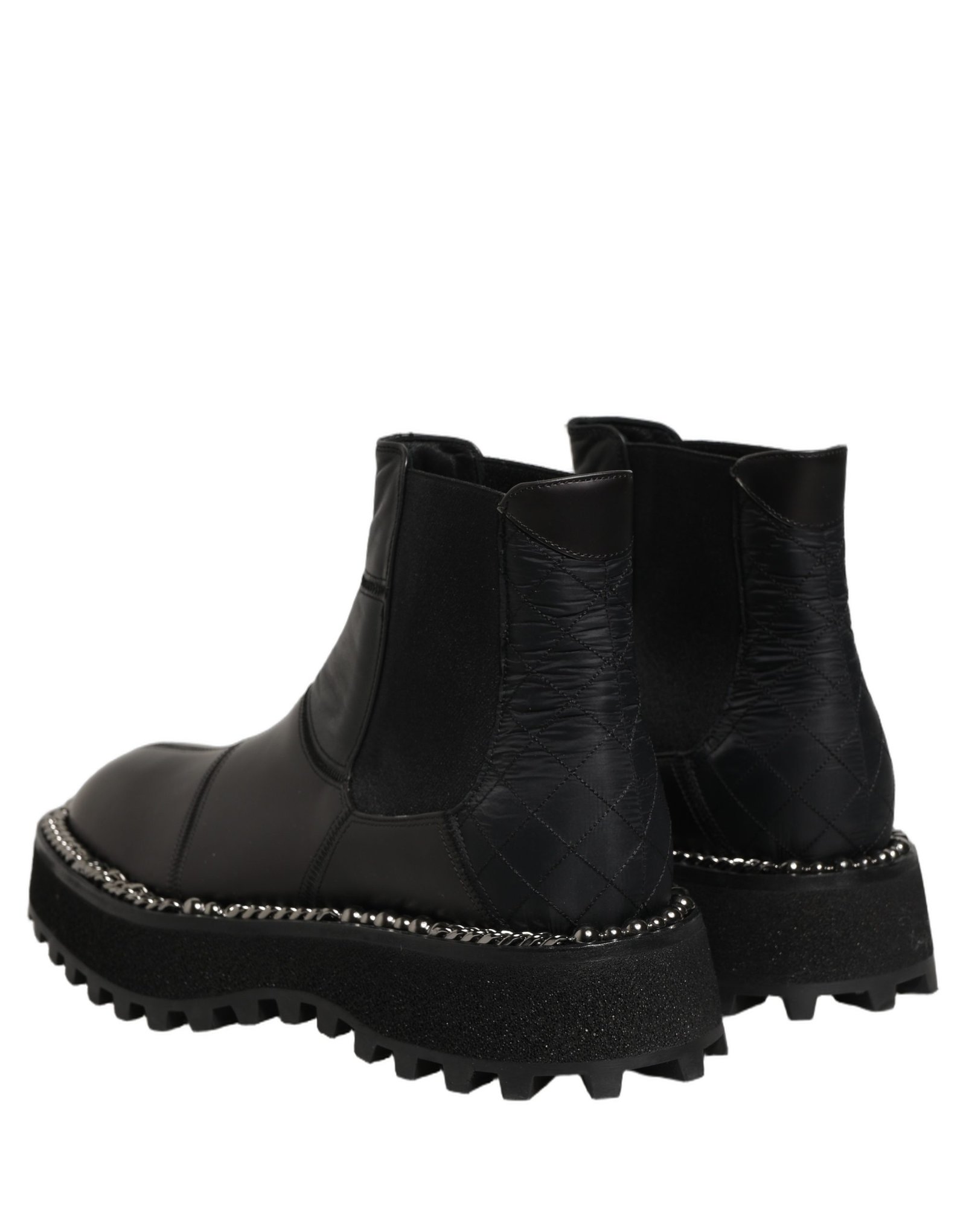 Dolce & Gabbana zwart Chelsea laarzen leren Slip On heren Shoes