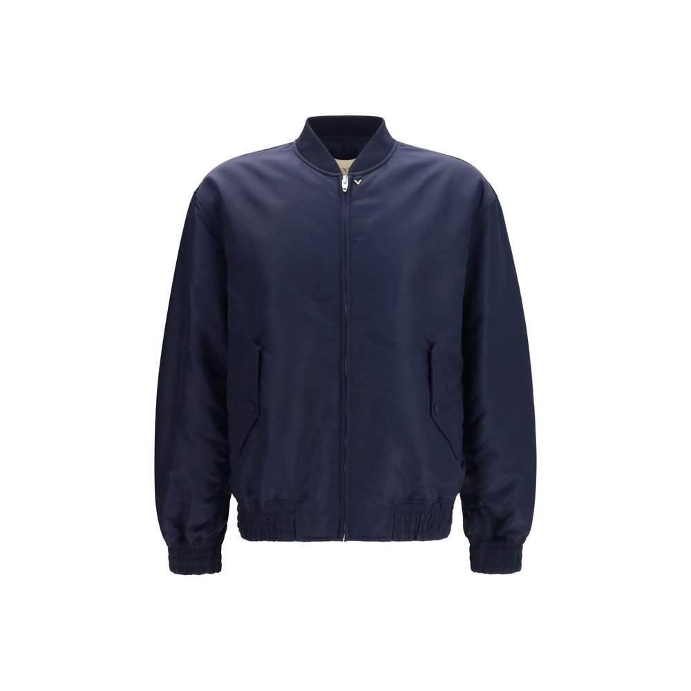 Valentino Garavani blauw polyamide Bomber