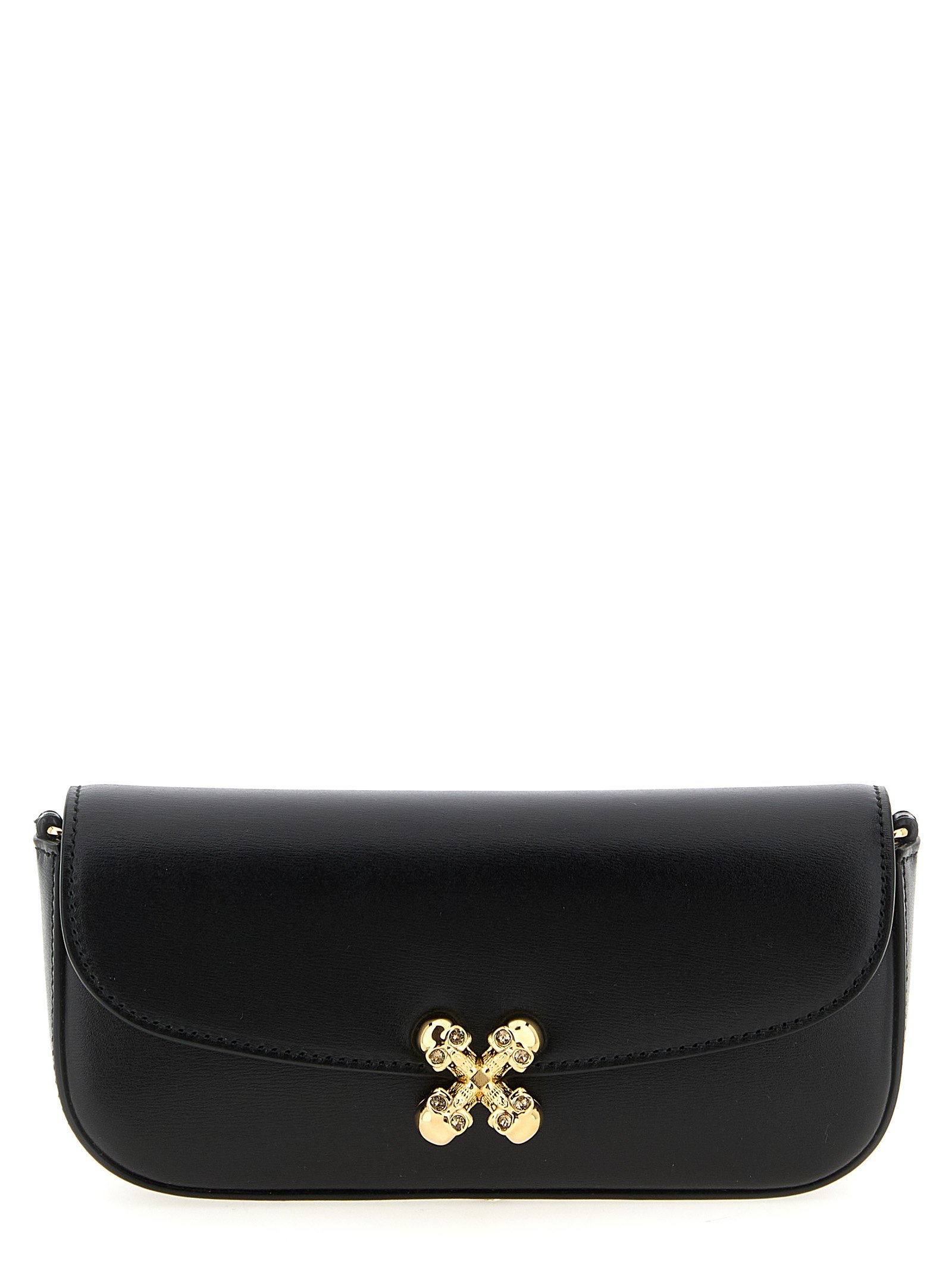 Alexander McQueen zwart kalfsleren Crossbody Bag