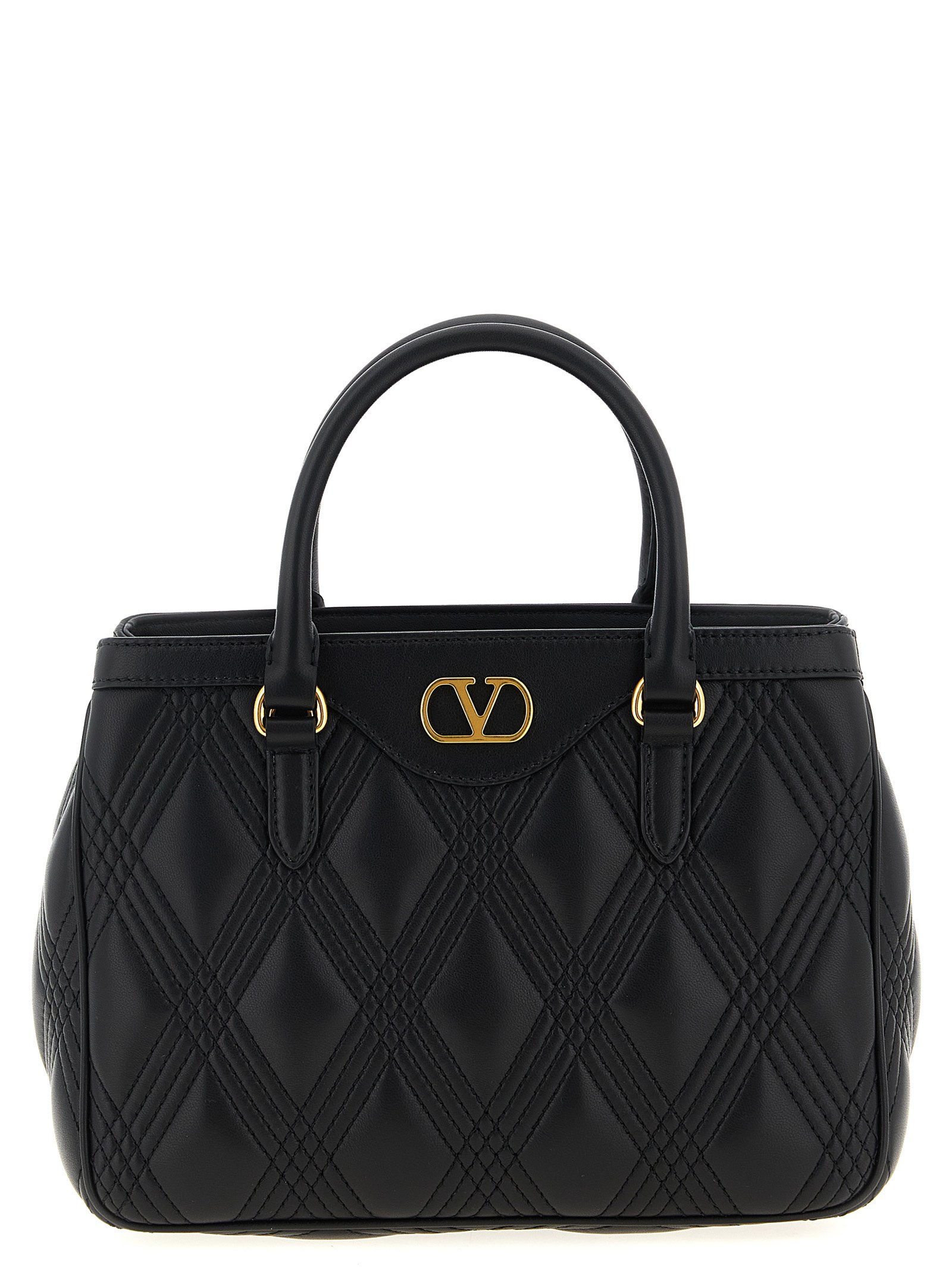 Valentino Garavani zwart Lamb leren handtas