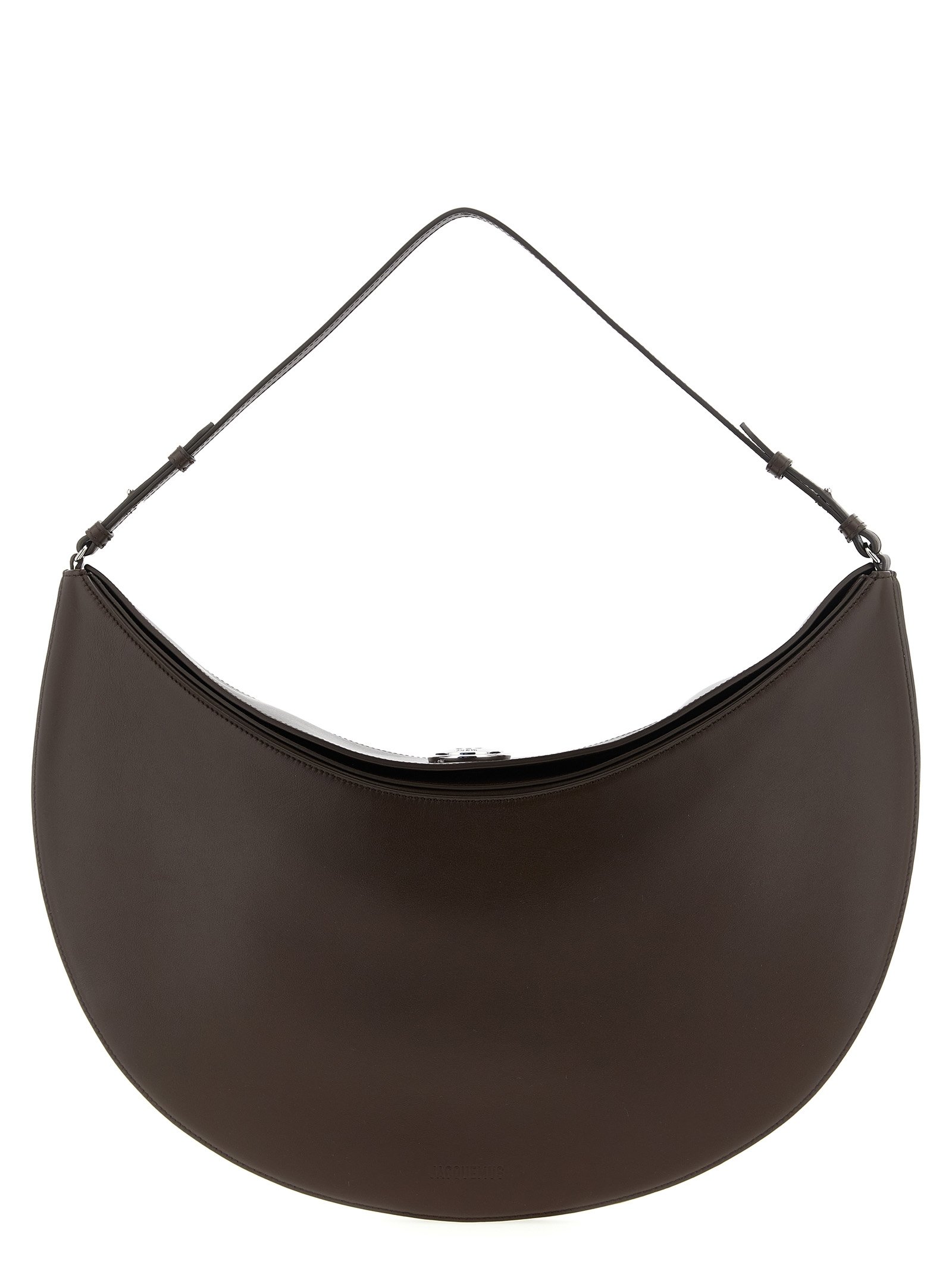 Jacquemus bruin kalfsleren schoudertas
