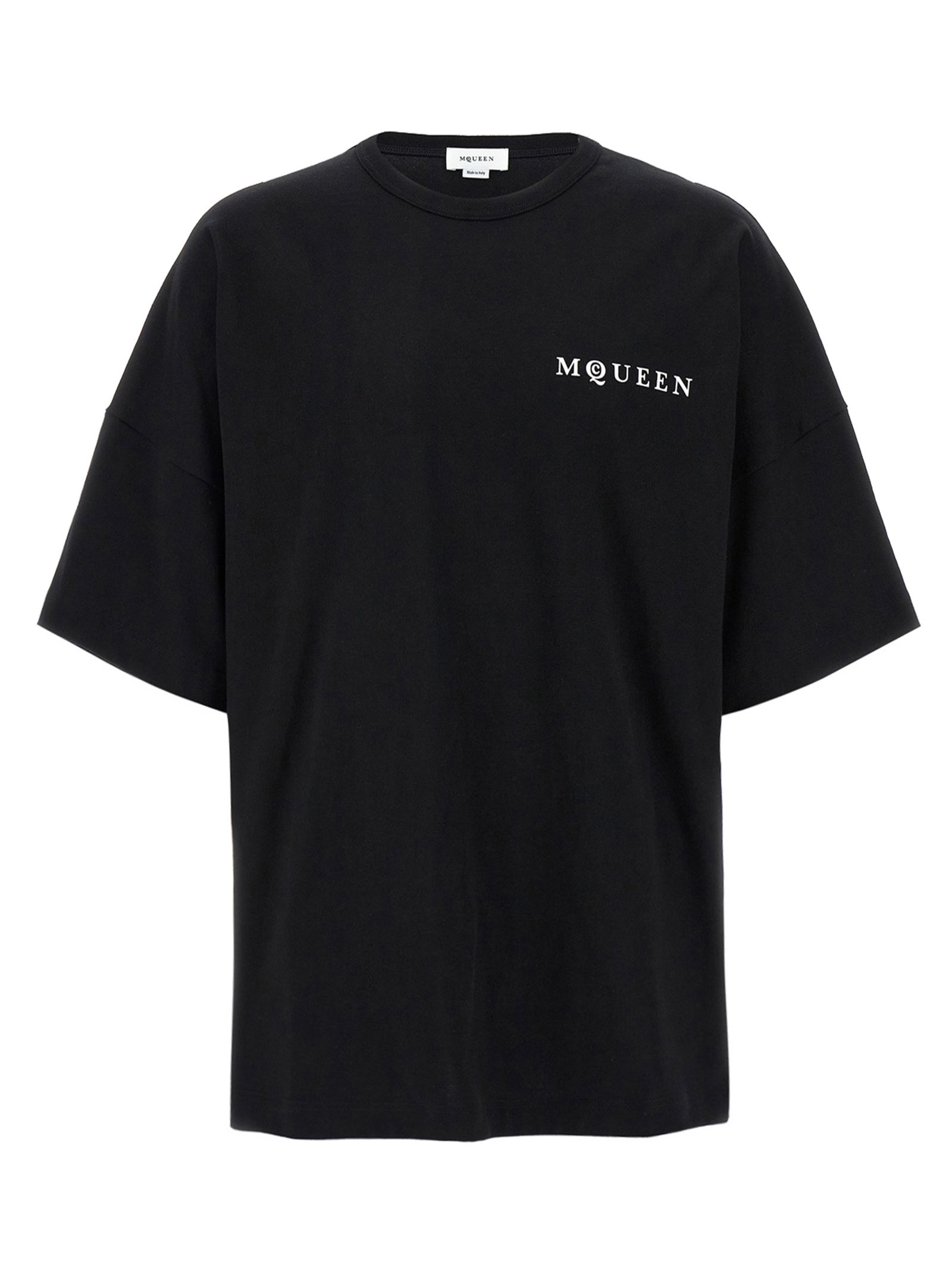 Alexander McQueen tweekleurig katoenen T-shirt