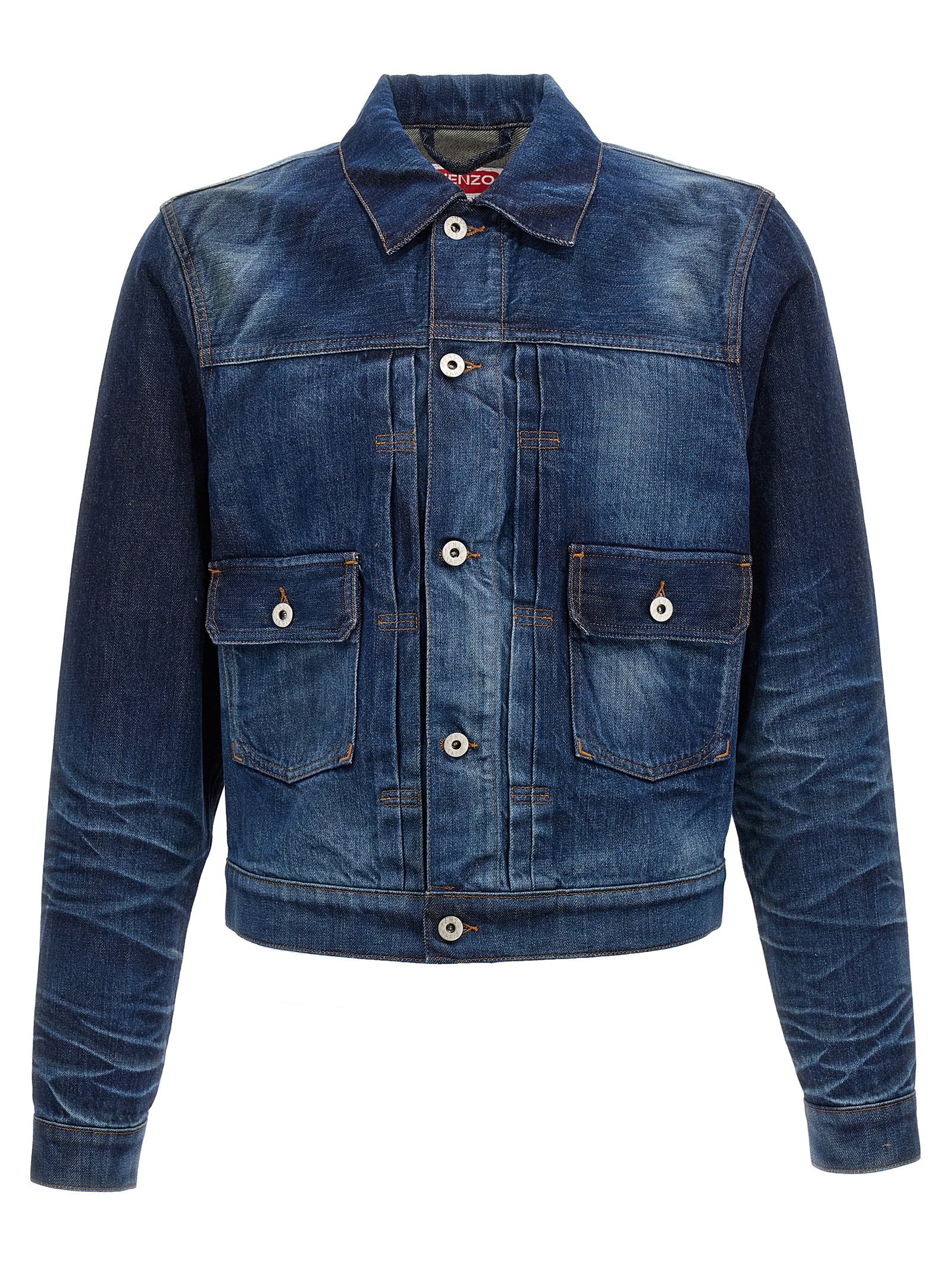 Kenzo blauw katoenen spijkerjas