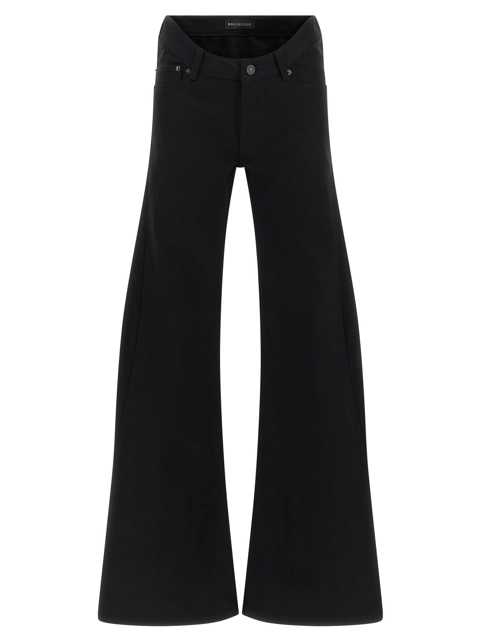 Balenciaga zwart katoenen Flared jeans