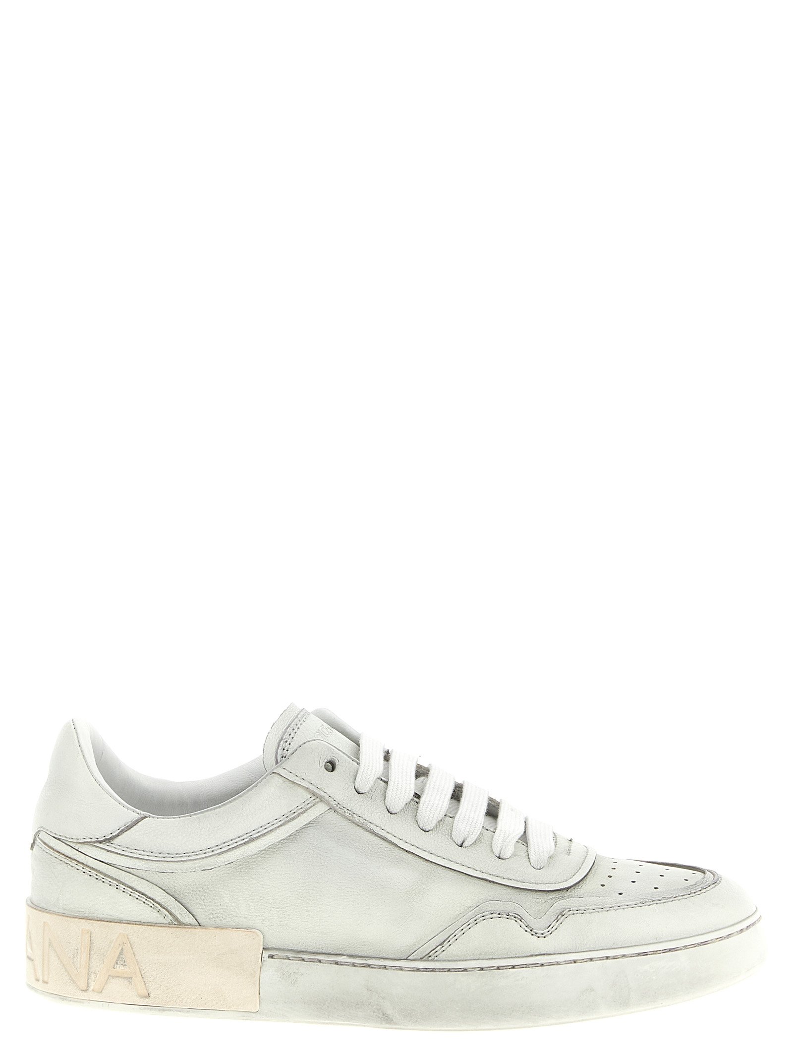 Dolce & Gabbana wit Lamb leren lage sneakers