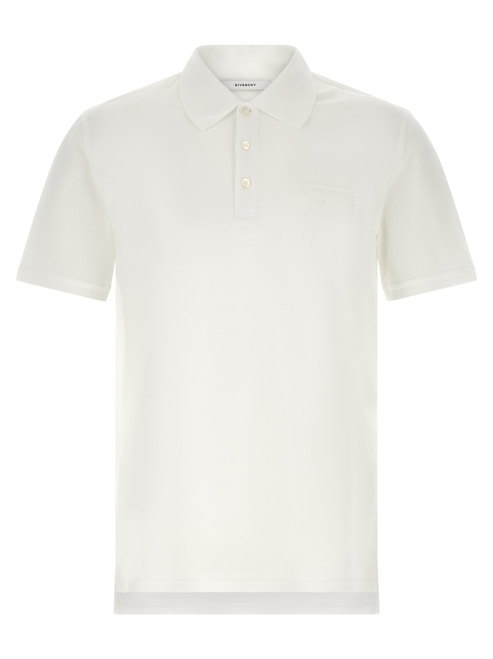Givenchy wit katoenen poloshirt