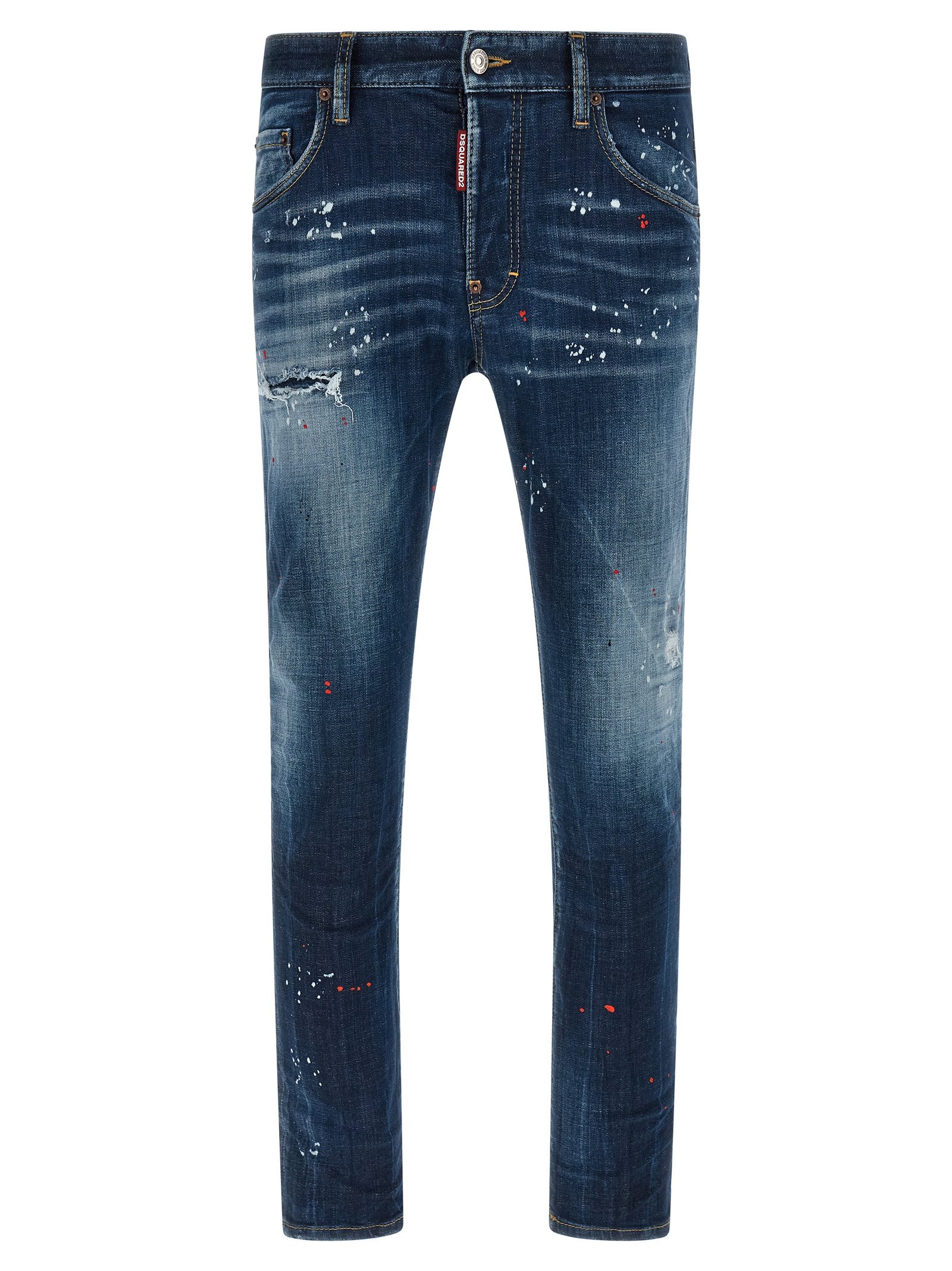 Dsquared² blauw katoenen jeans Denim