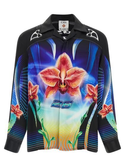 Casablanca meerkleurig zijden blouse