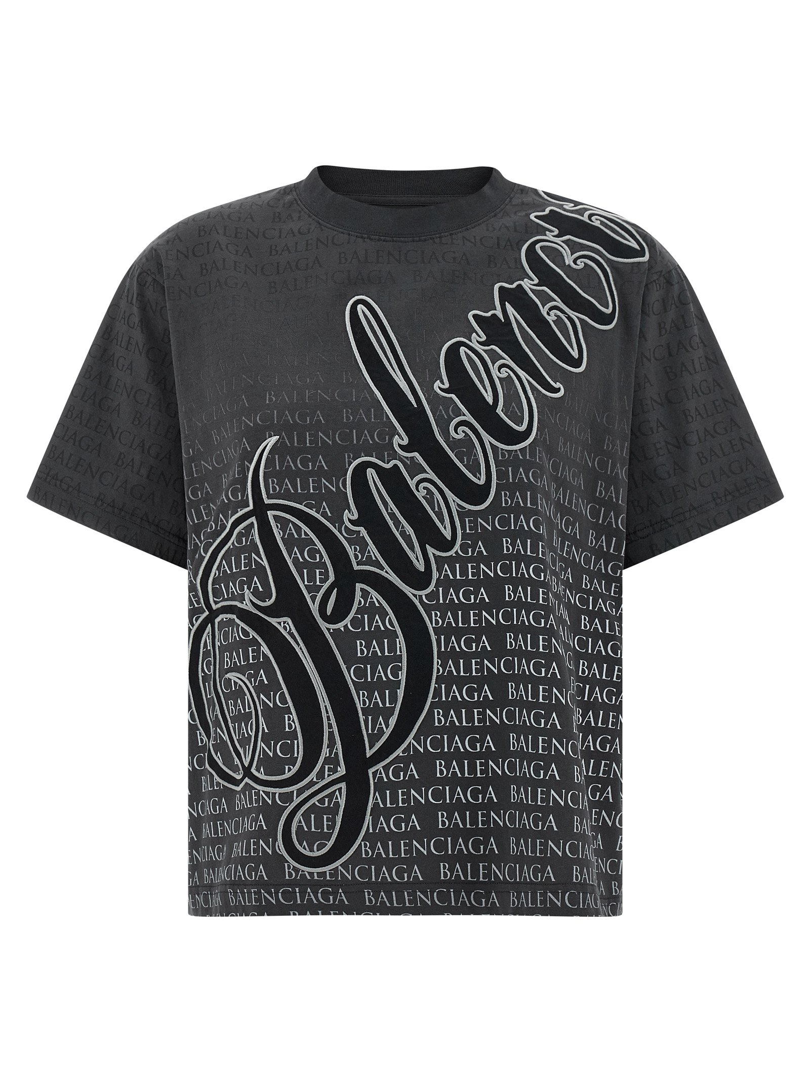 Balenciaga zwart katoenen T-shirt