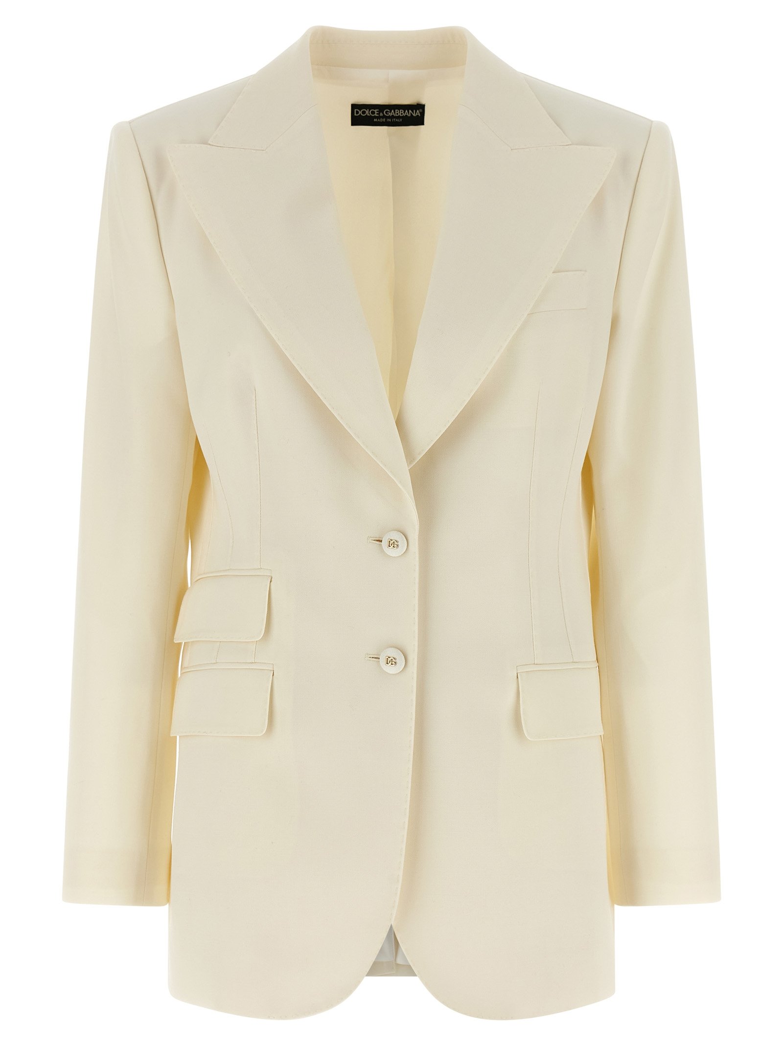 Dolce & Gabbana wit Virgin wollen Blazer