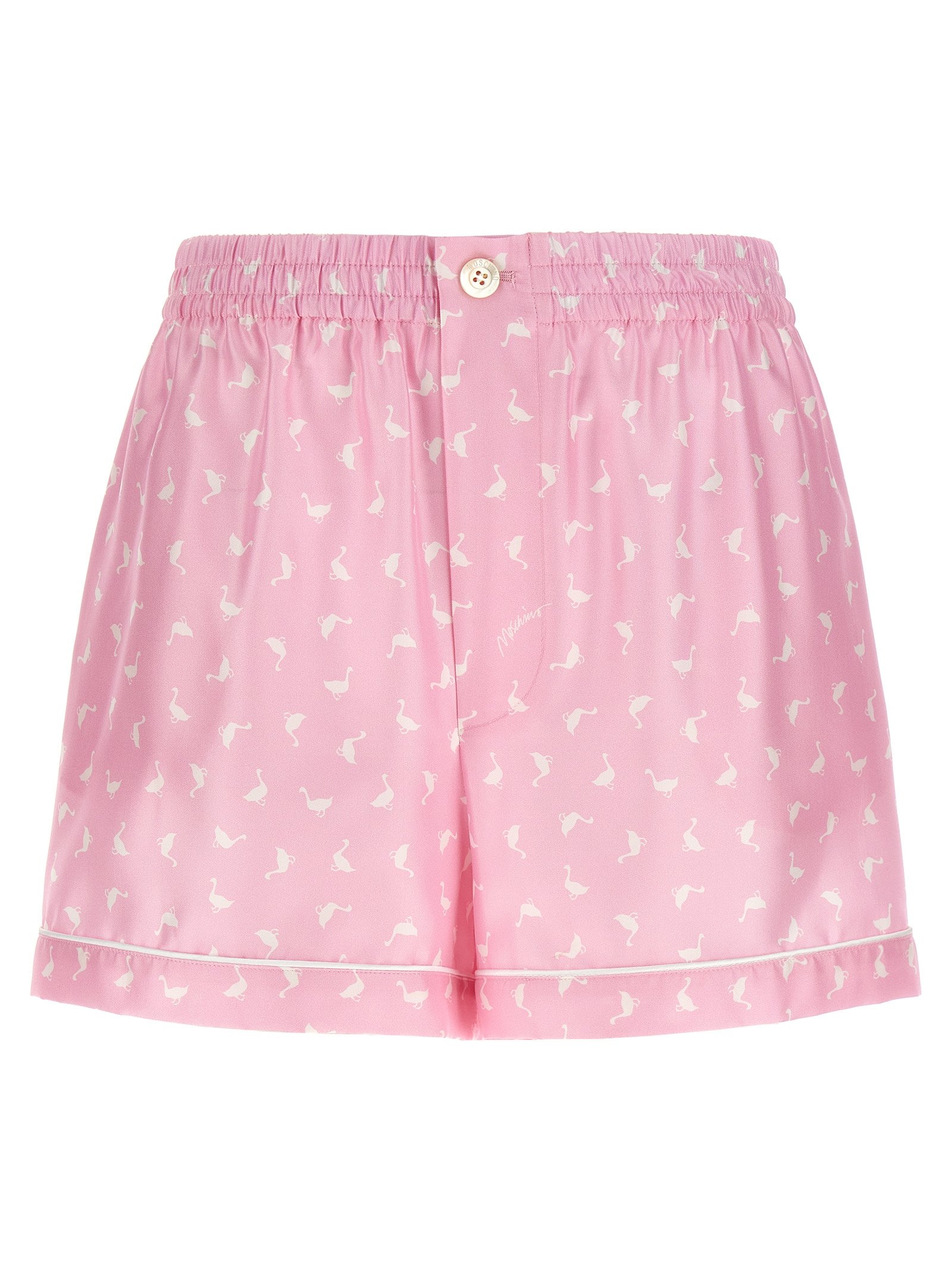 Moschino meerkleurig zijden bermuda