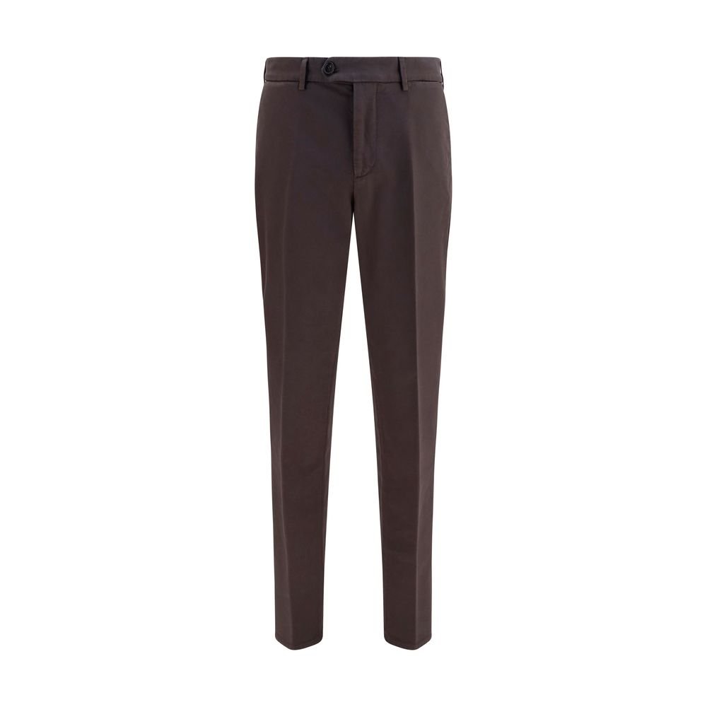 Brunello Cucinelli bruin katoenen casual broek
