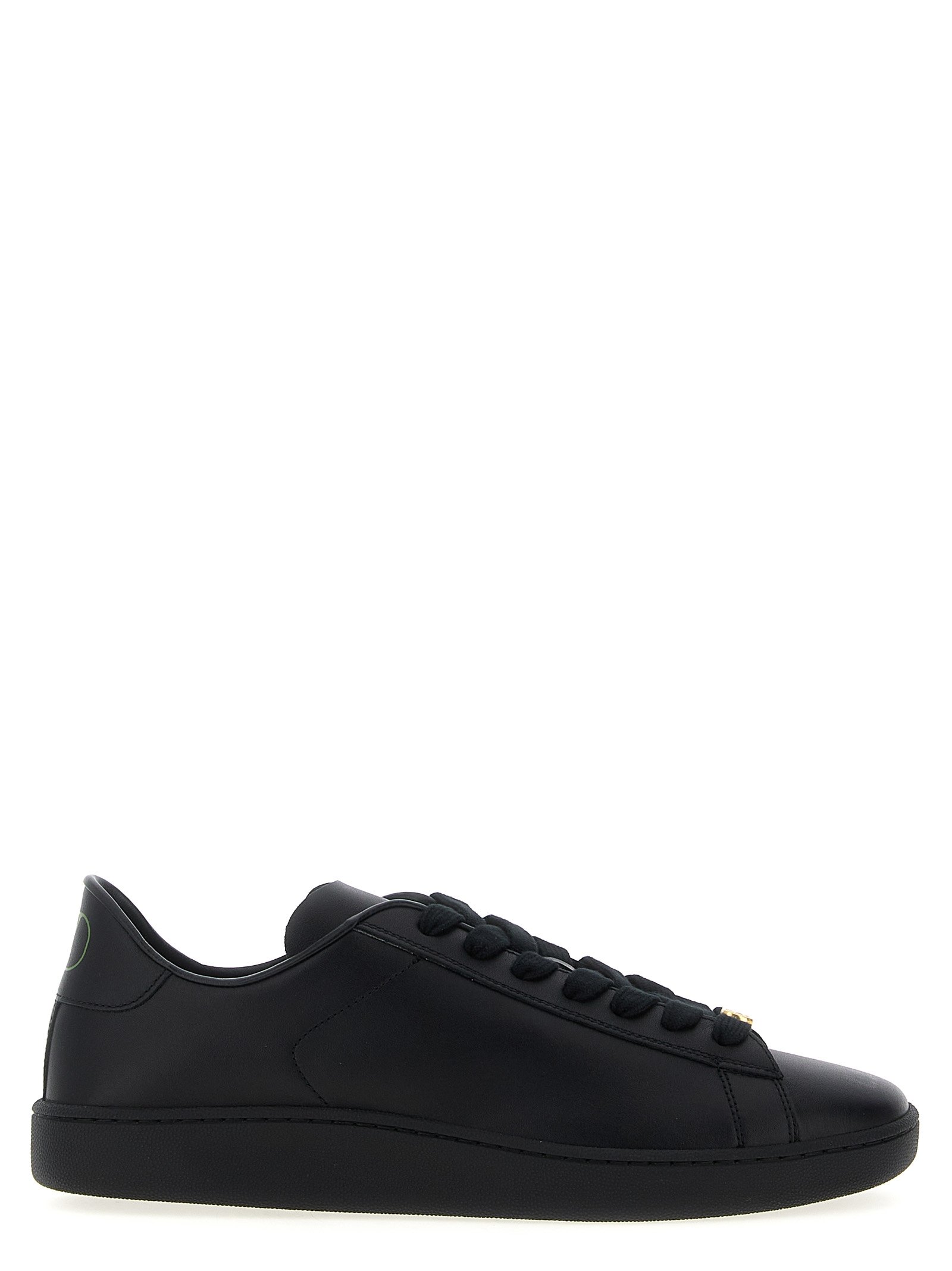 Valentino Garavani zwart kalfsleren lage sneakers