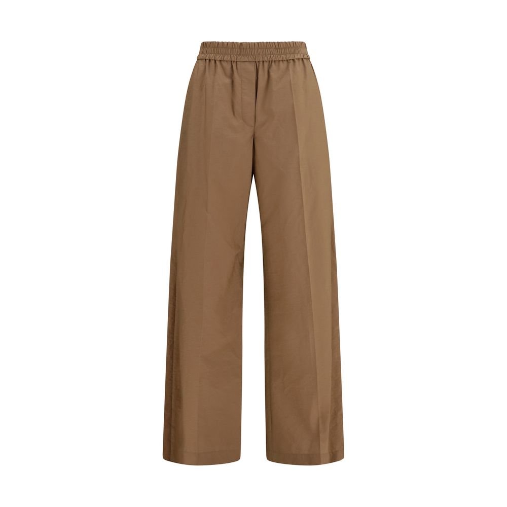 Brunello Cucinelli bruin katoenen casual broek