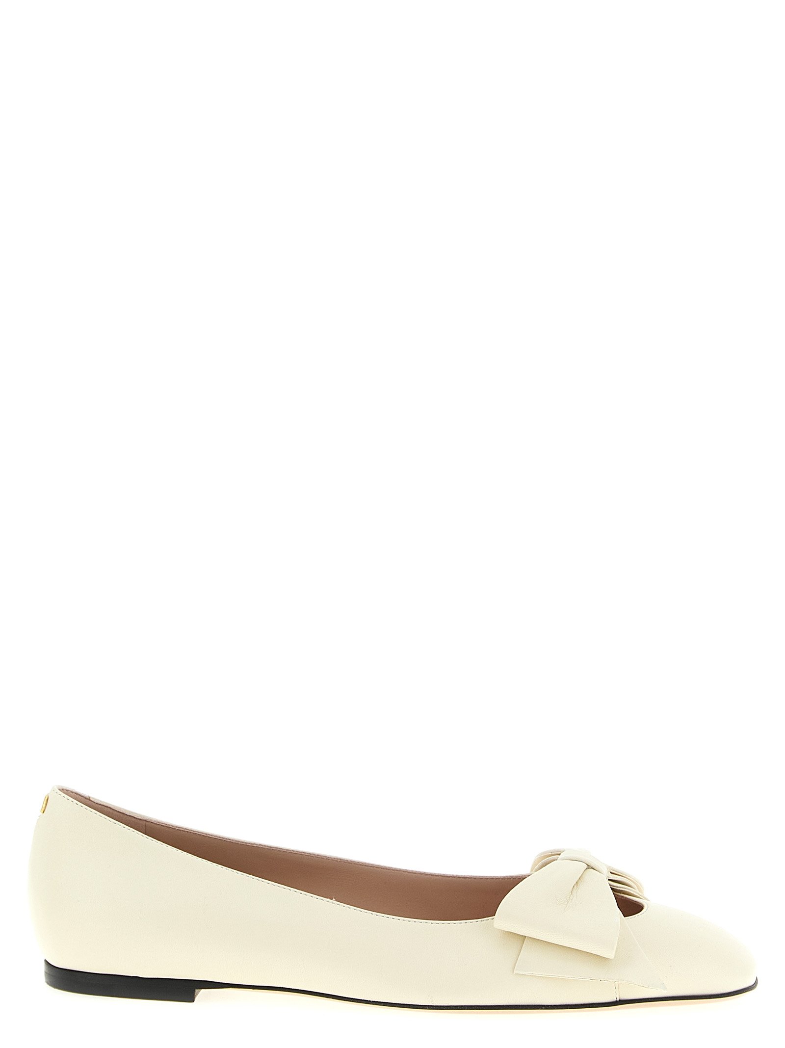 Valentino Garavani wit leren ballerina's