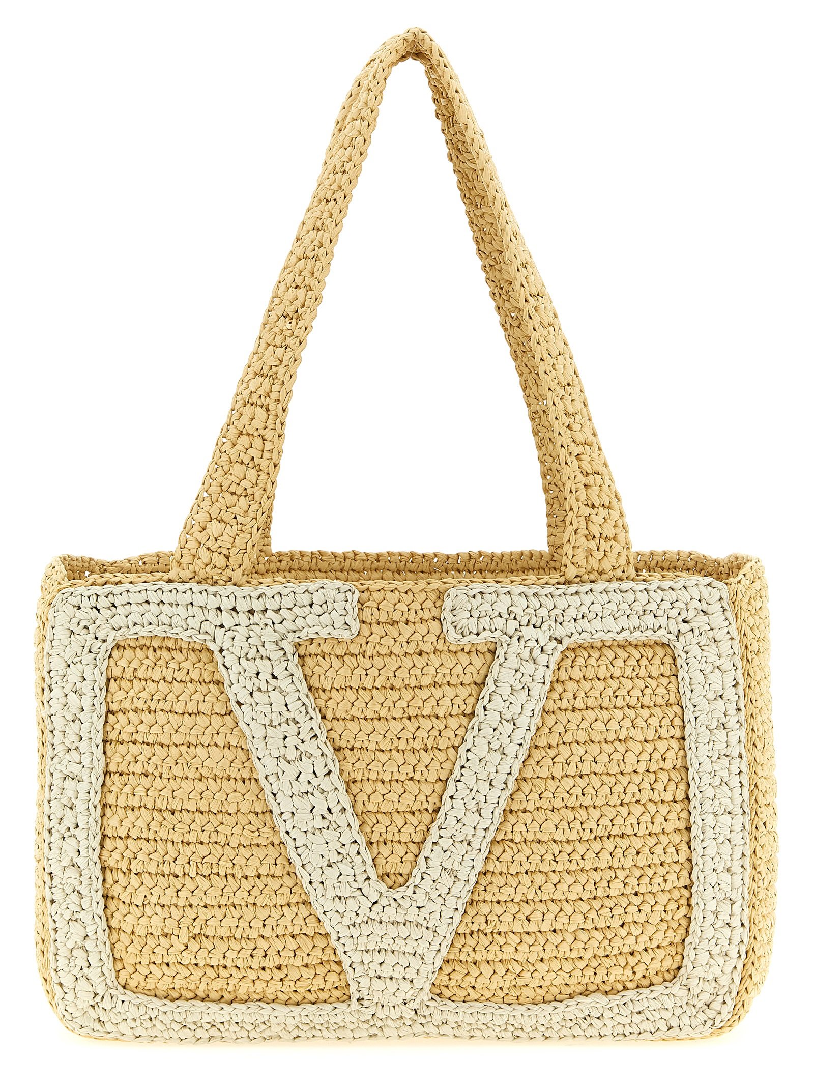 Valentino Garavani wit viscose Tote Bag