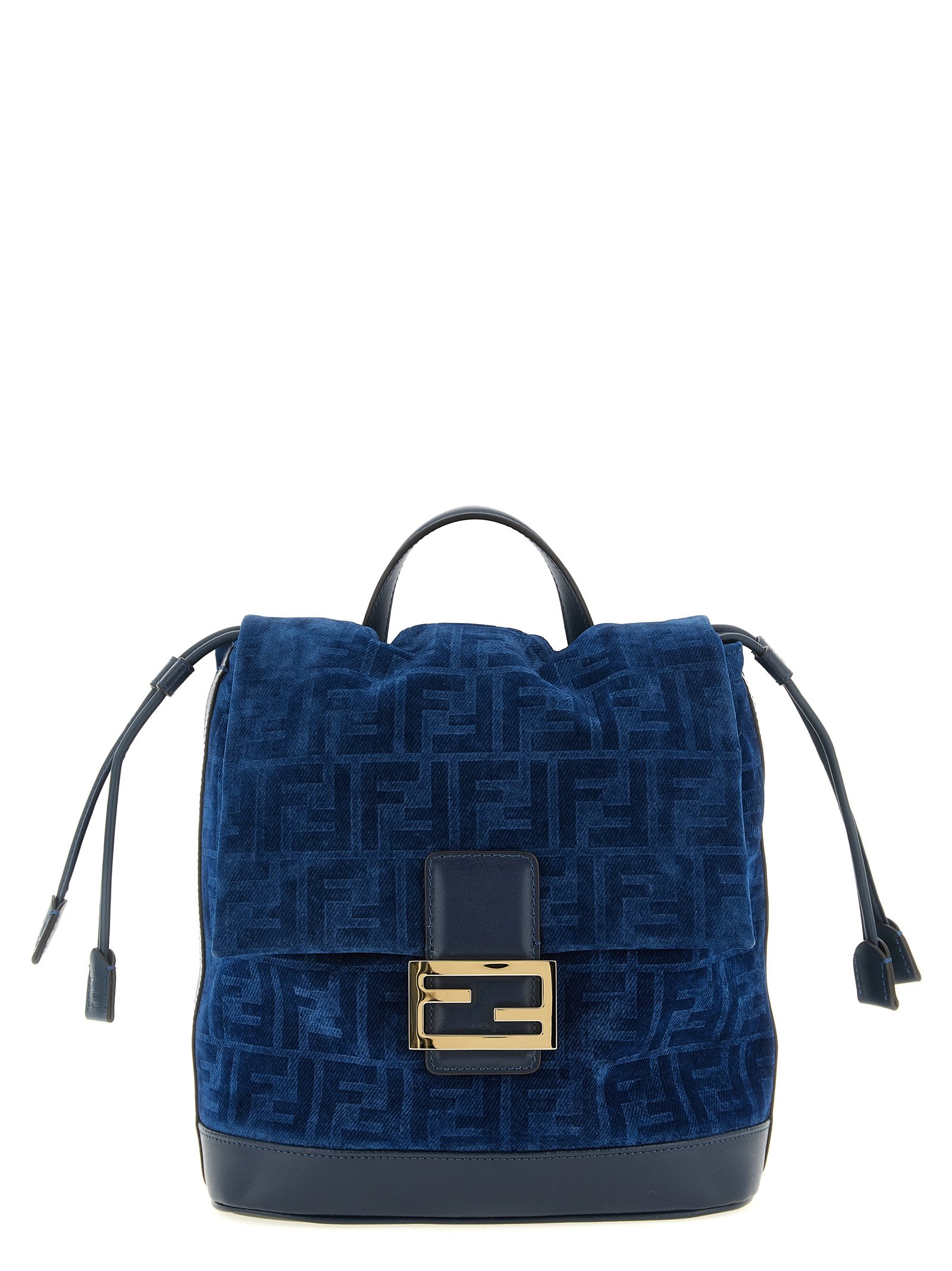 Fendi blauw katoenen Backpack