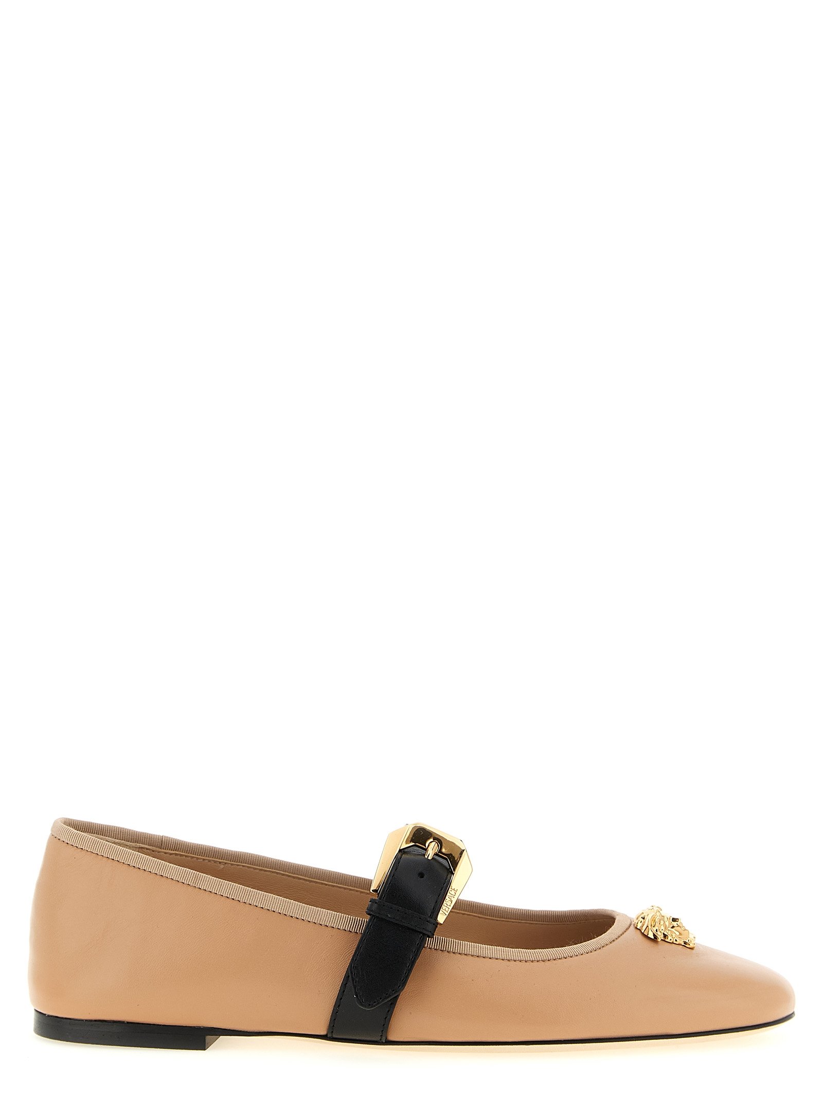 Versace meerkleurig Lamb leren ballerina's