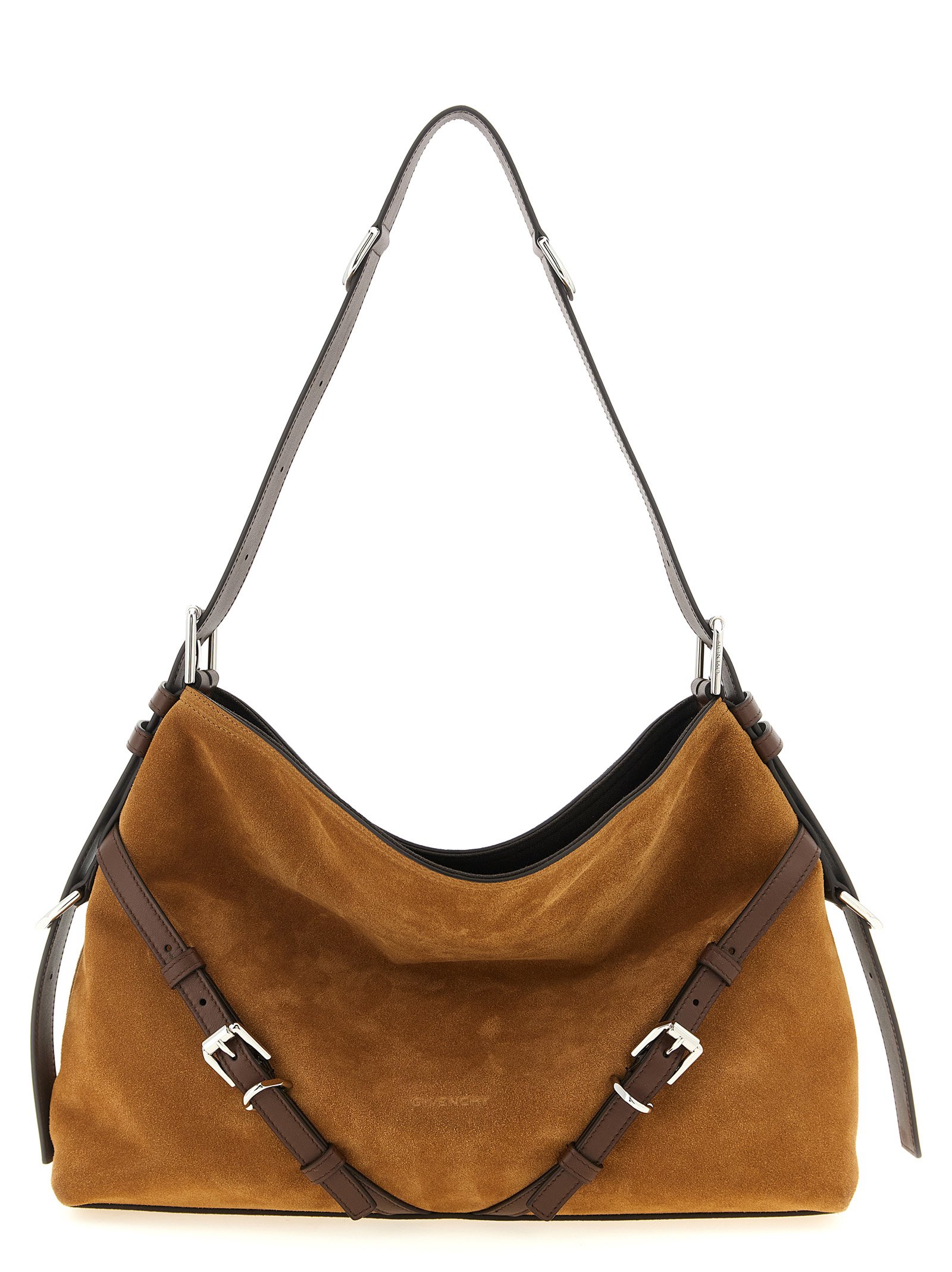 Givenchy bruin kalfsleren schoudertas