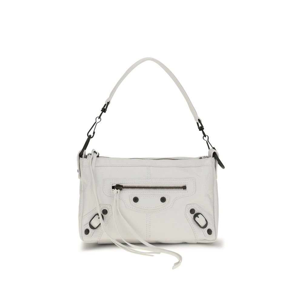 Balenciaga wit Lamb Ovis Aries schoudertas