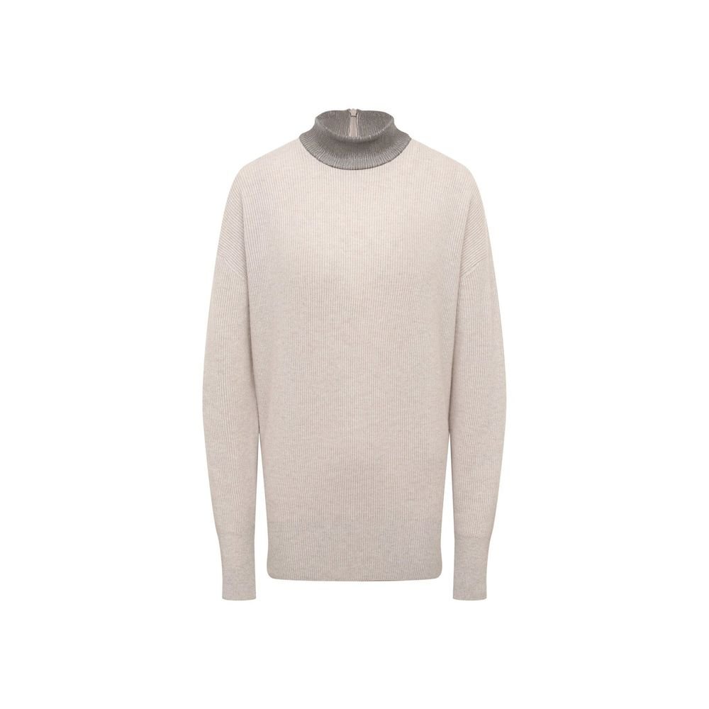 Brunello Cucinelli Beige kasjmieren trui