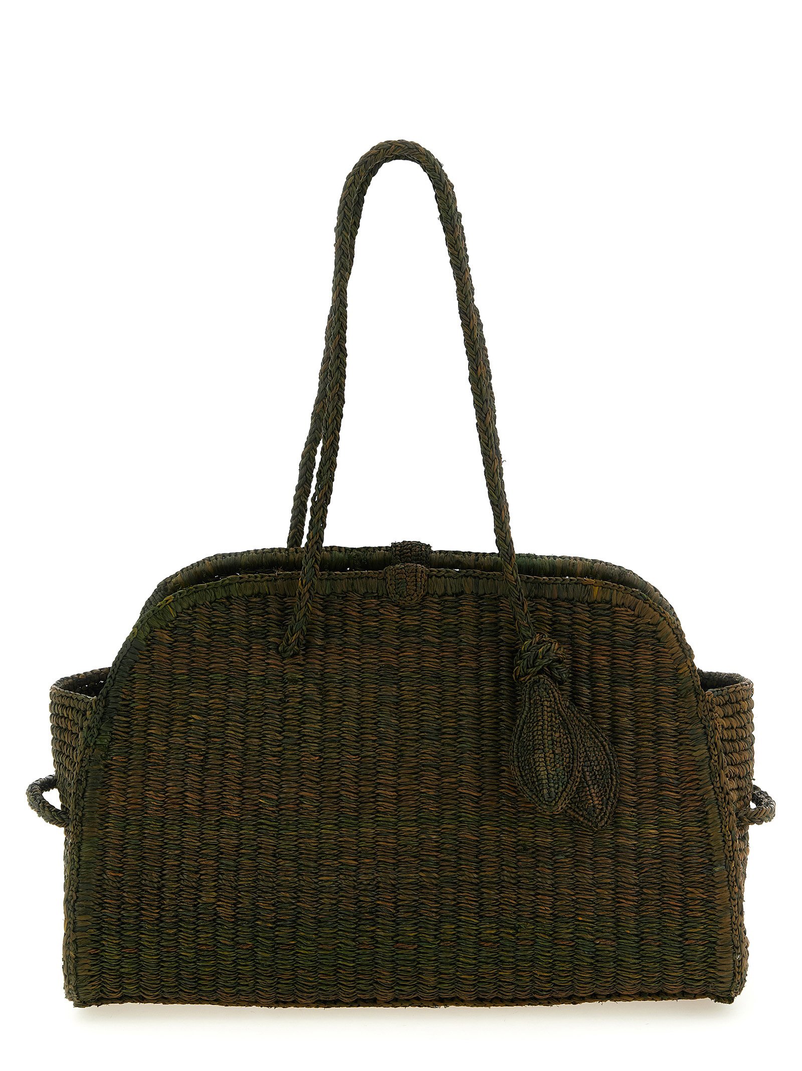 Jacquemus tweekleurig Raffia Tote Bag