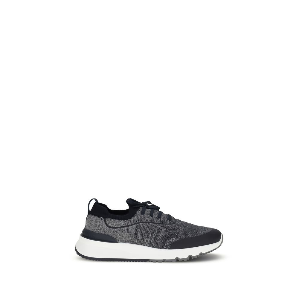 grijs katoenen sportsneakers