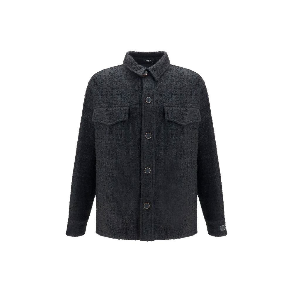 Balmain zwart katoenen shelljack