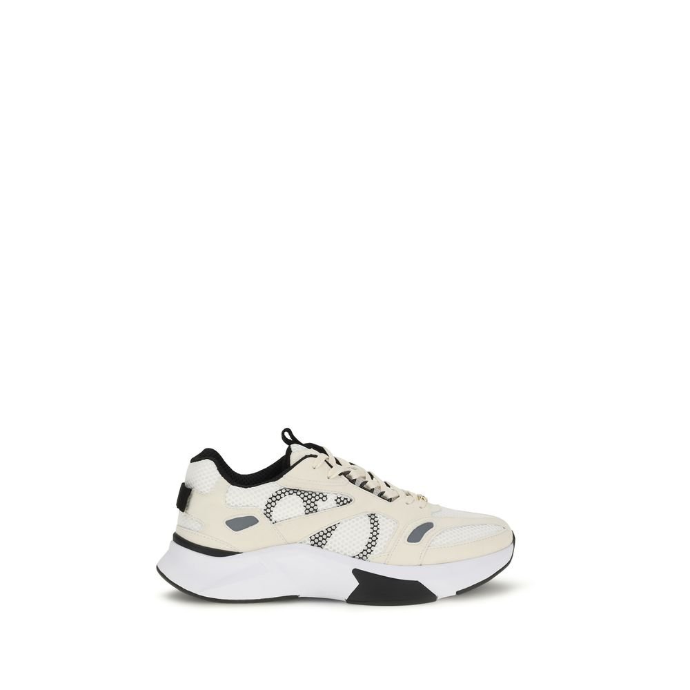 Valentino Garavani wit Fabric lage sneakers