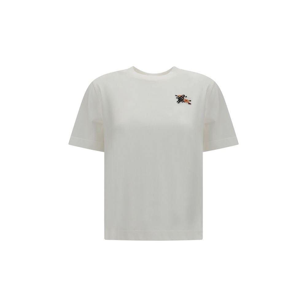 Burberry wit katoenen T-shirt