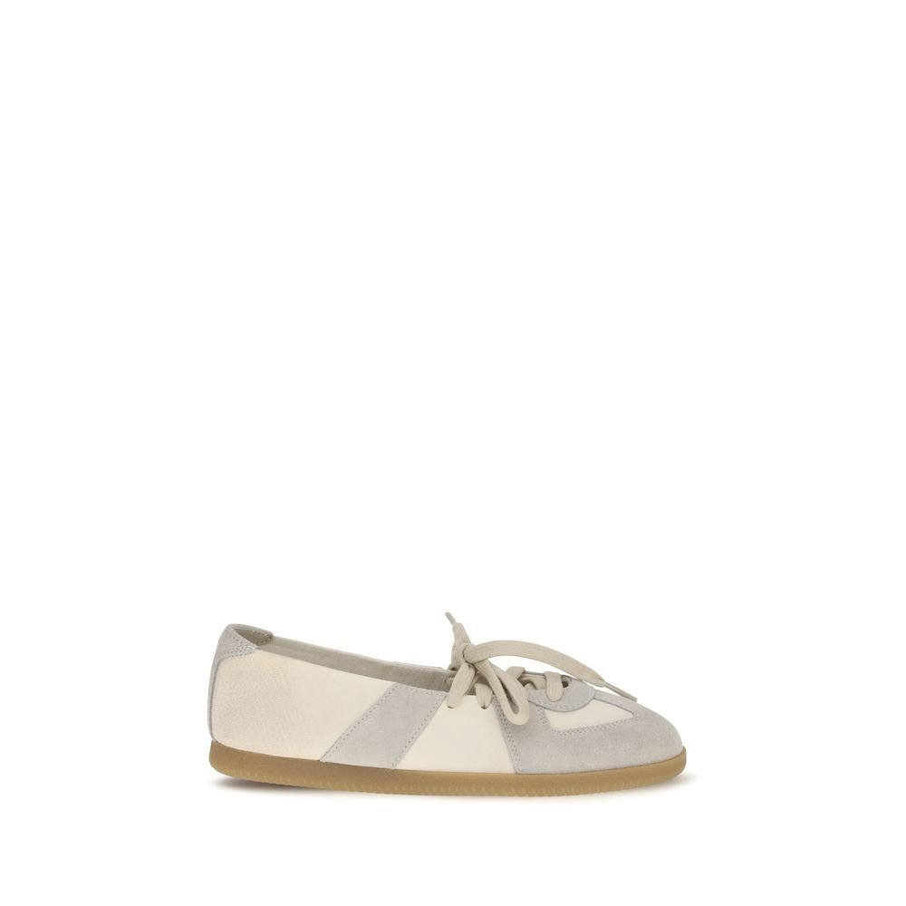 Maison Margiela Beige kalfsleren ballerina's