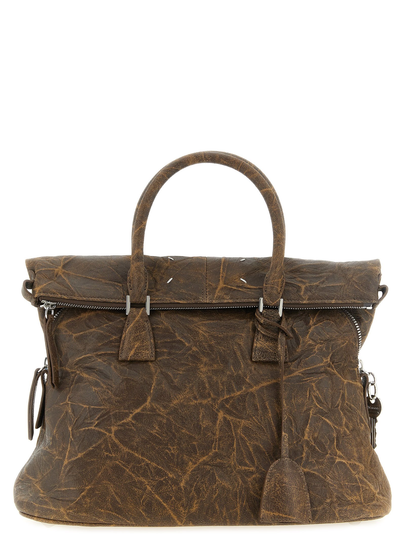 Maison Margiela bruin Goatskin schoudertas